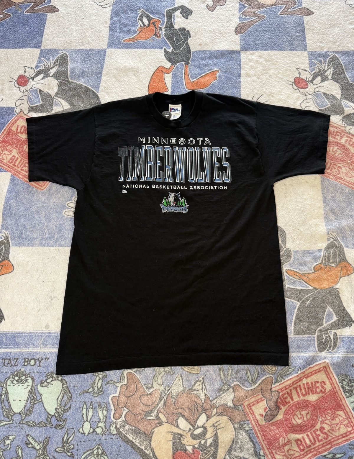 NBA Vintage minnesota timberwolves tee Size US XL / EU 56 / 4 - 1 Thumbnail