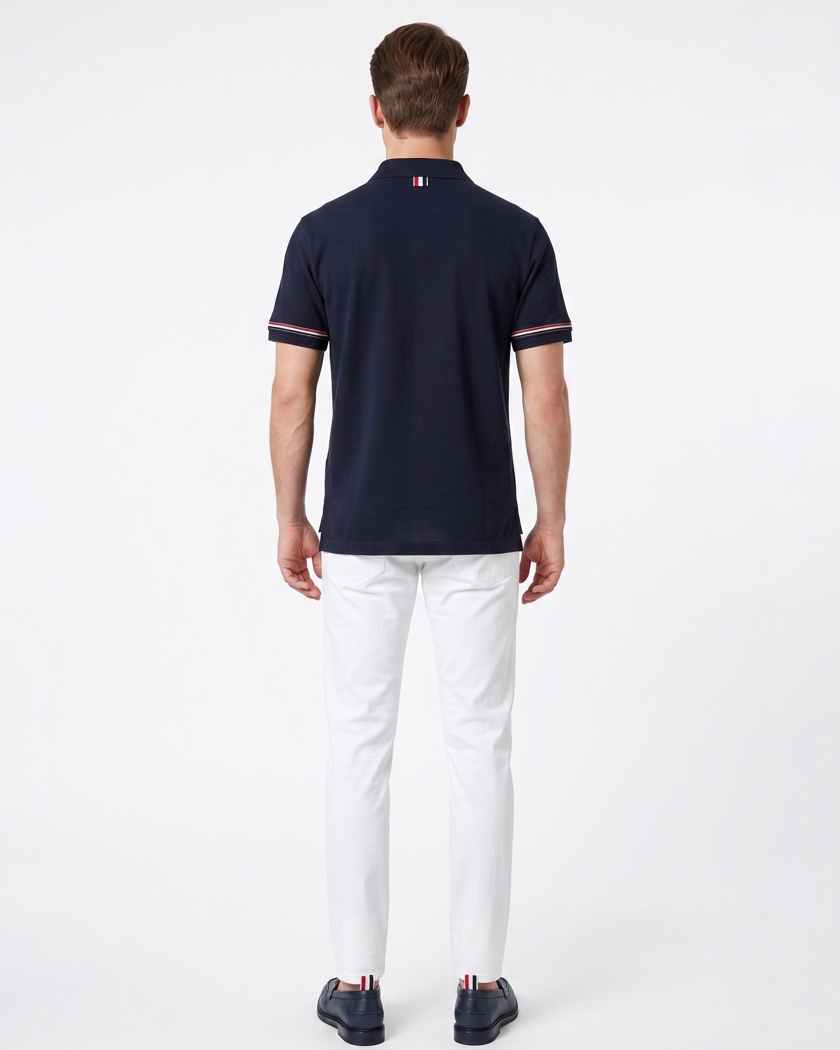 Thom Browne Thom Browne RWB Navy Polo Size US XL / EU 56 / 4 - 14 Thumbnail