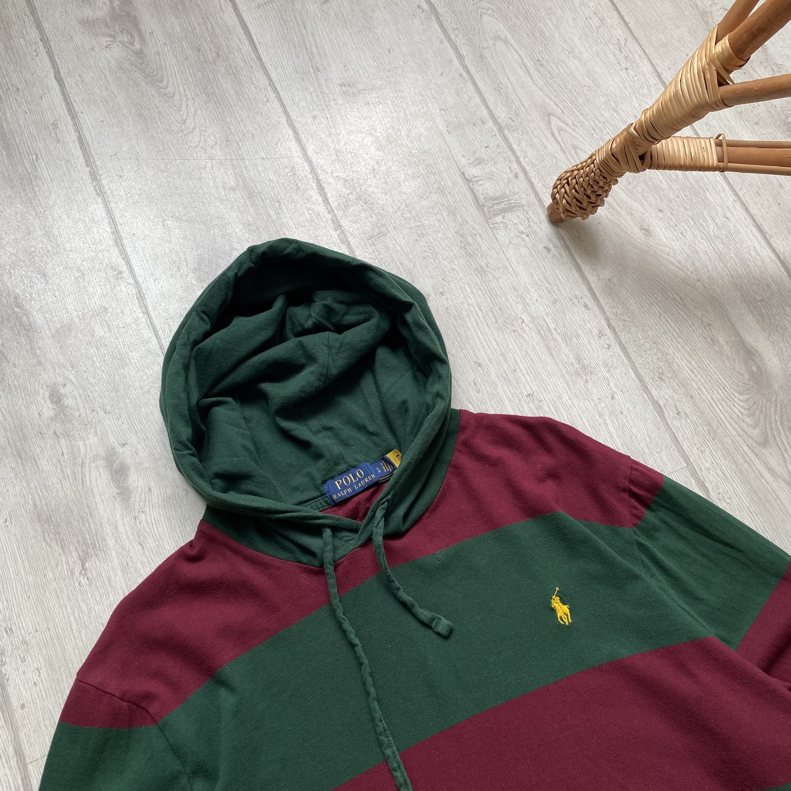 Polo Ralph Lauren 🏇🏼Polo Ralph Lauren Striped light hoodie long sleeve Size US L / EU 52-54 / 3 - 2 Thumbnail