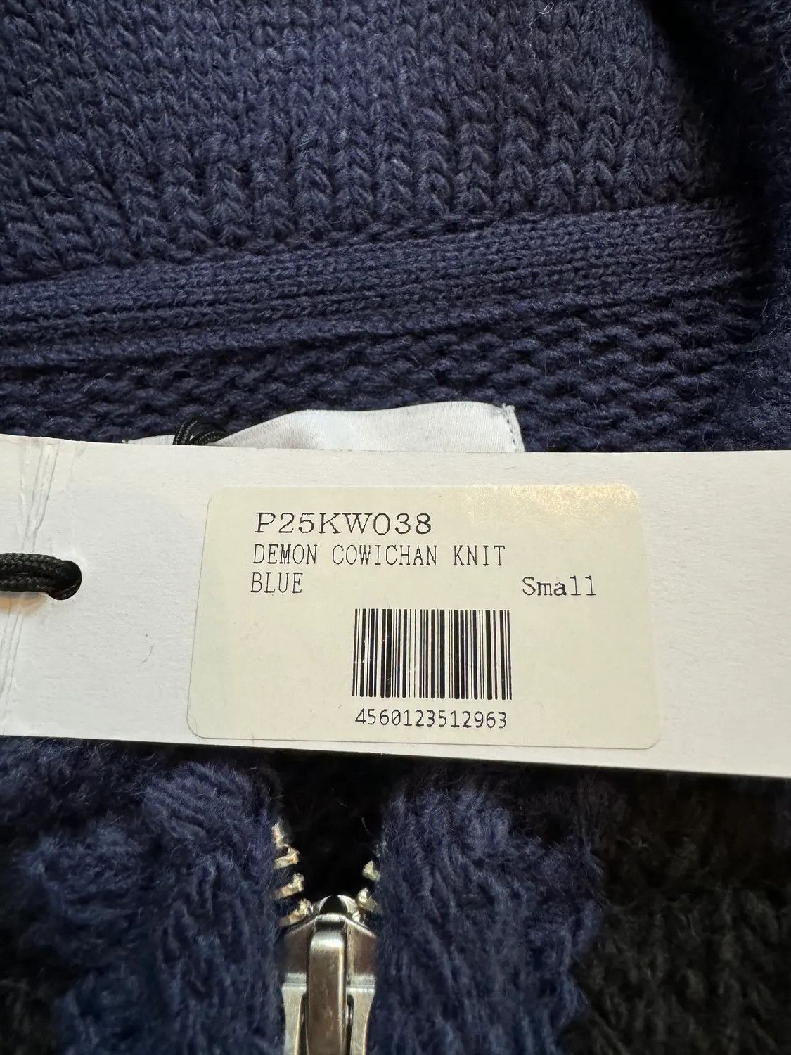 Palace Palace Demon Cowichan Knit Blue Oni Size US S / EU 44-46 / 1 - 9 Thumbnail