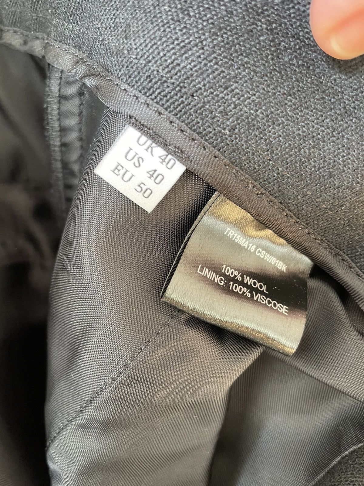 JW Anderson JW Anderson black wool trousers Size 36" / US 14 / IT 50 - 4 Thumbnail