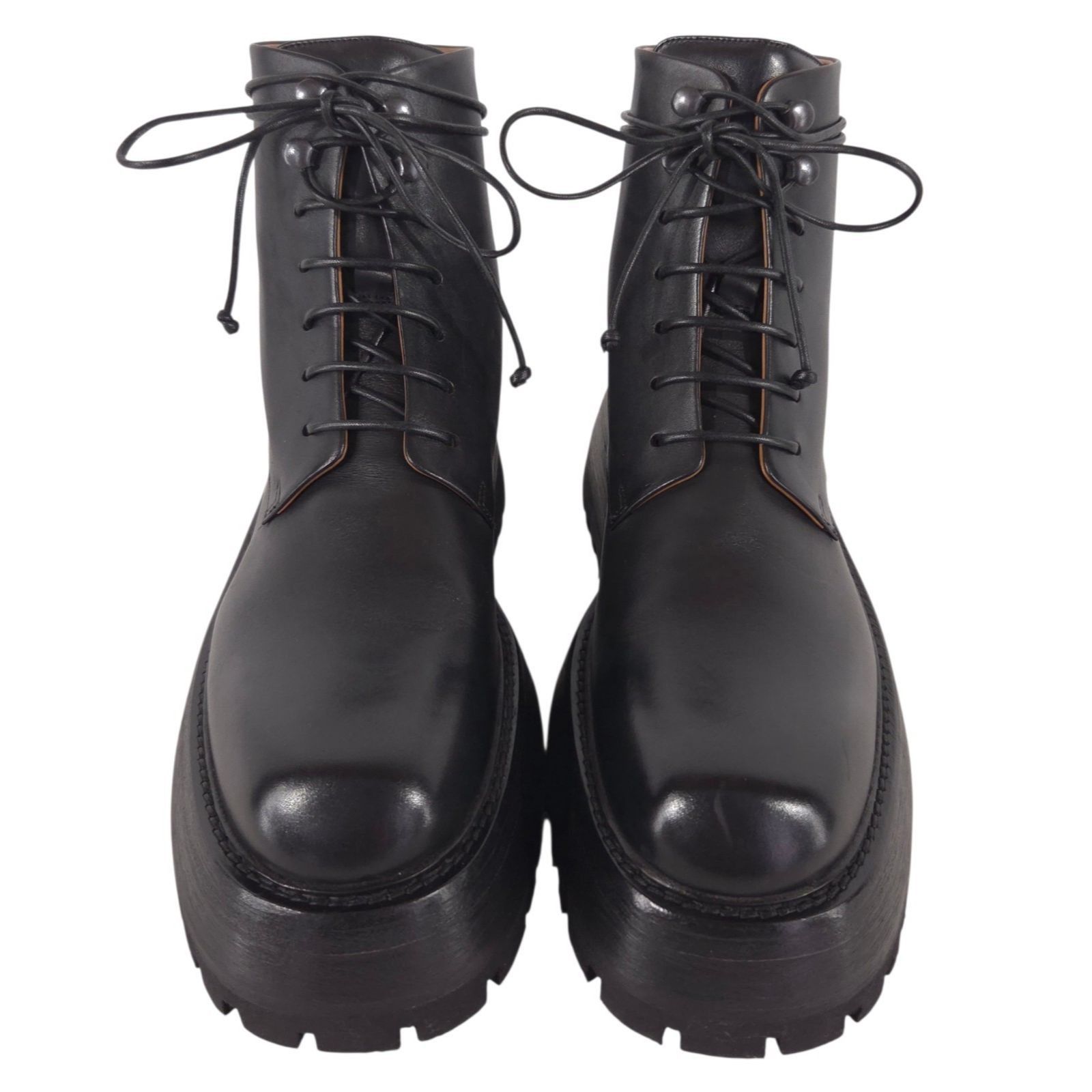 Marsell Marsell Platform Ankle Boots US 10 EU 40 Women Black Leather Size US 10 / IT 40 - 2 Thumbnail