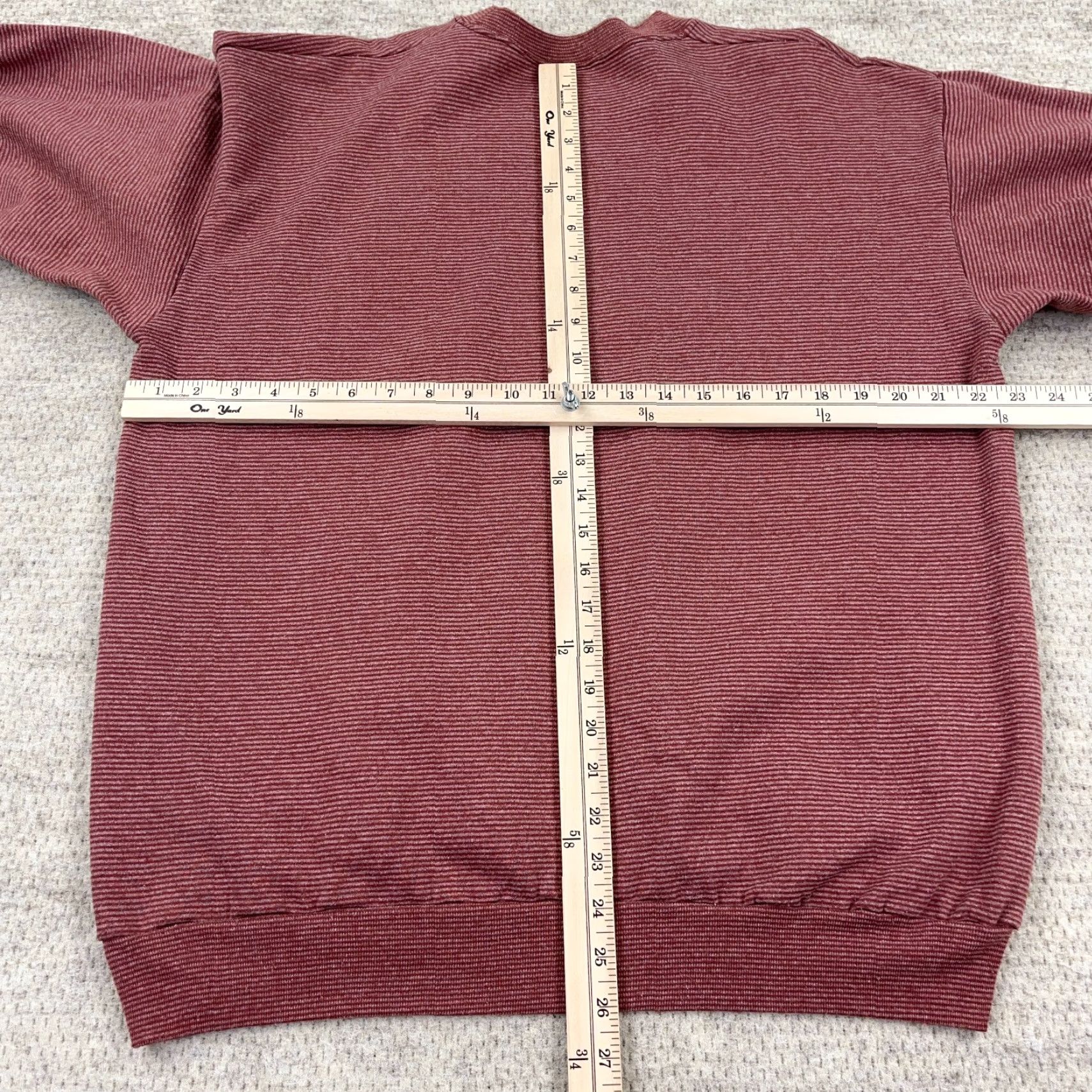 Disney VINTAGE Disney Sweatshirt Men XL Red Mickey Mouse Striped 90s Christmas Logo 90s Cartoon USA Graphic Print Crew Neck Pullover Size US XL / EU 56 / 4 - 5 Thumbnail