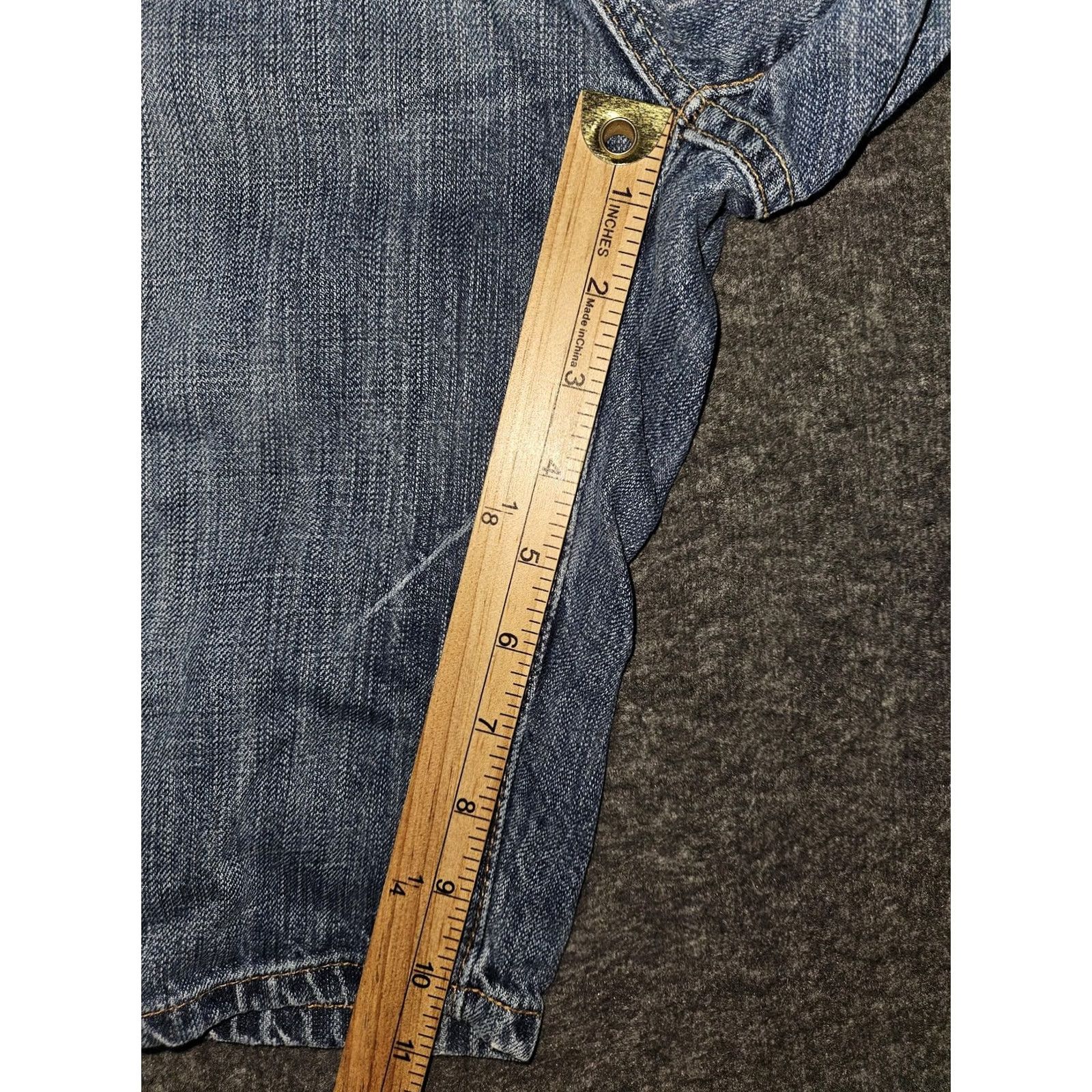 BKE BKE Denim Shorts Bermuda Blue 28 Womens Embroidered Pockets 5-Pocket Casual Summer Denim Shorts Womens 28 Blue Embroidered Pockets Size 28" / US 6 / IT 42 - 6 Thumbnail