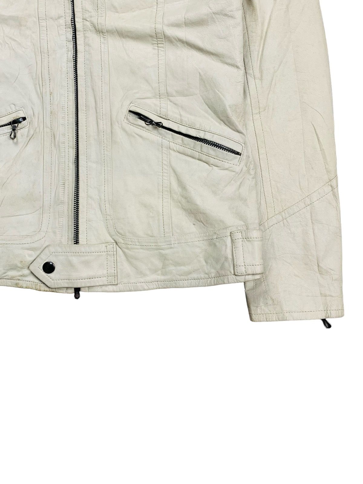 Isamu Katayama Backlash 2000s Shellac - Riri Multizipper Riders Jacket Size US M / EU 48-50 / 2 - 4 Thumbnail