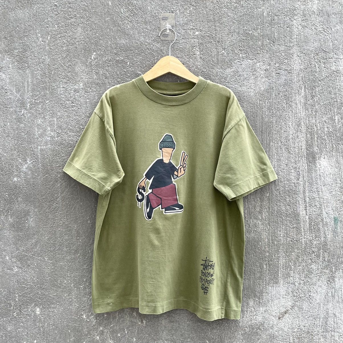 Tee Stussy Peace & Prosperity Vintage