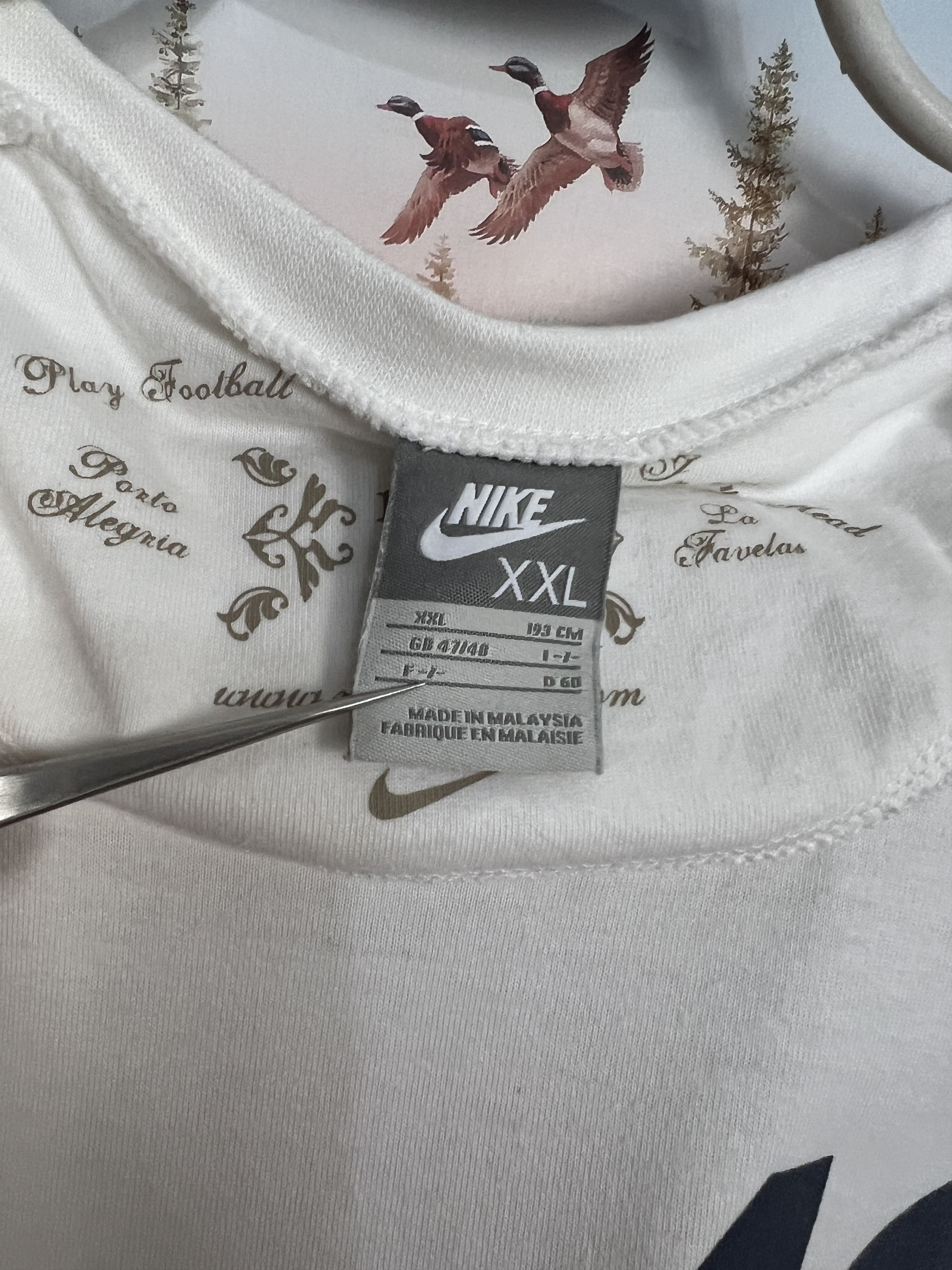 Nike R10 Ronaldinho Football Vest Shirt Soccer Jersey Trikot Size US XXL / EU 58 / 5 - 6 Thumbnail