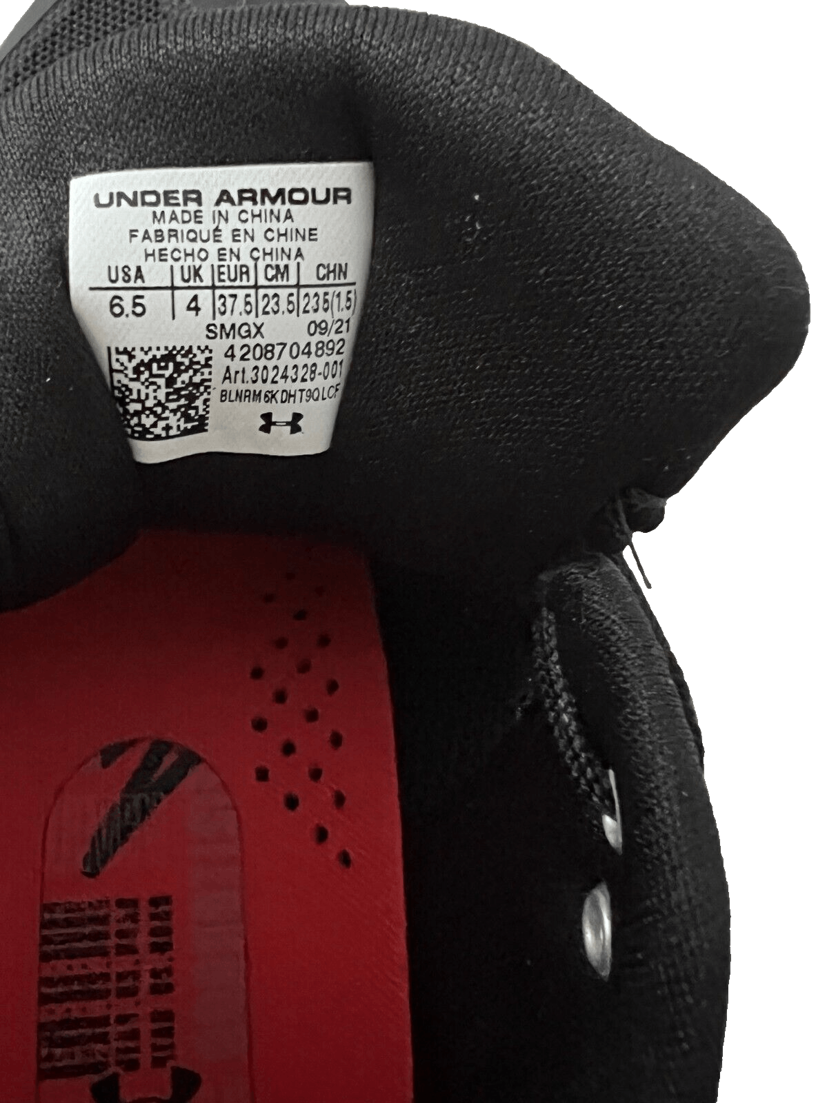 Under Armour Under Armour 3024238 UA Glyde MT Softball Cleats Black 6.5 Size US 6.5 / IT 36.5 - 5 Thumbnail