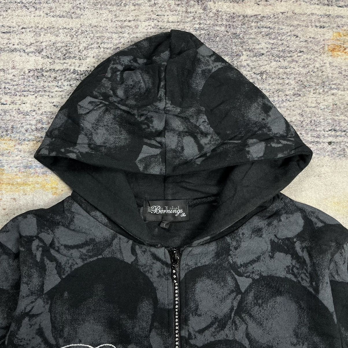 If Six Was Nine Berning Sho all over print skull zip hoodie Size US M / EU 48-50 / 2 - 5 Thumbnail