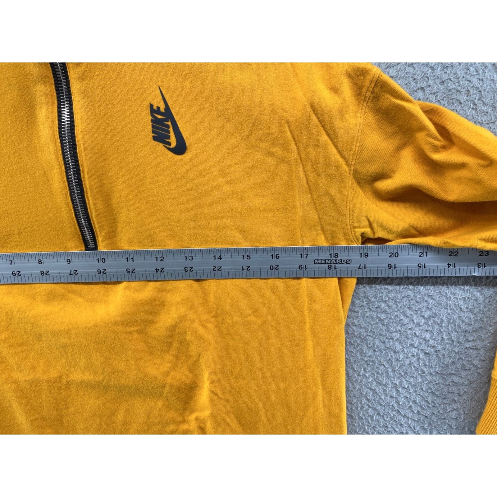 Nike Nike Lab Collection Women’s Mock Neck 1/4 Zip Yellow Top Small Nike Dri-FIT Activewear Shirt Pullover Womens Workout Athletic 923830 Size S / US 4 / IT 40 - 5 Thumbnail