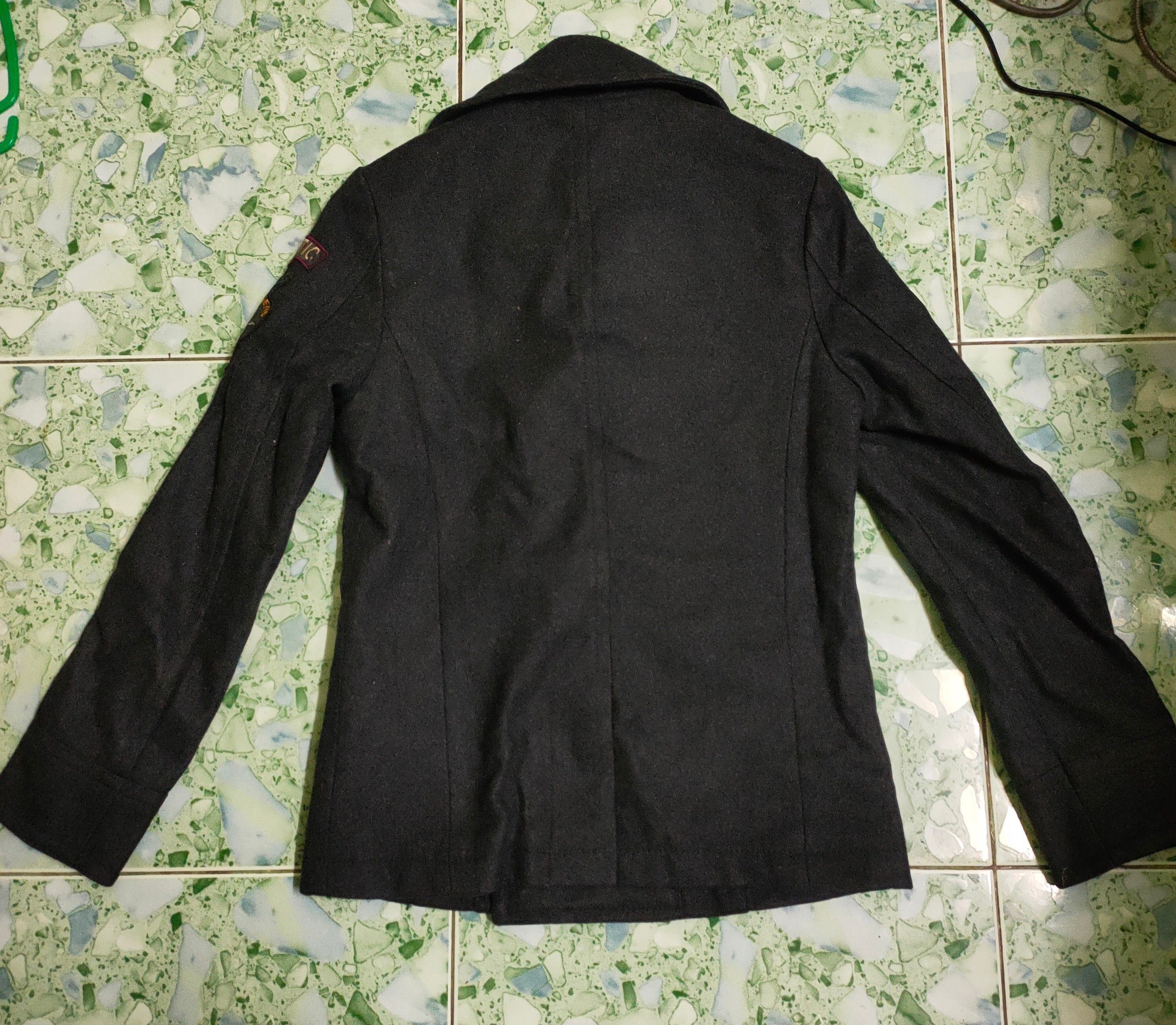 Jeep Stylist Double Breasted Peacoat with patches Size 34S - 2 Thumbnail