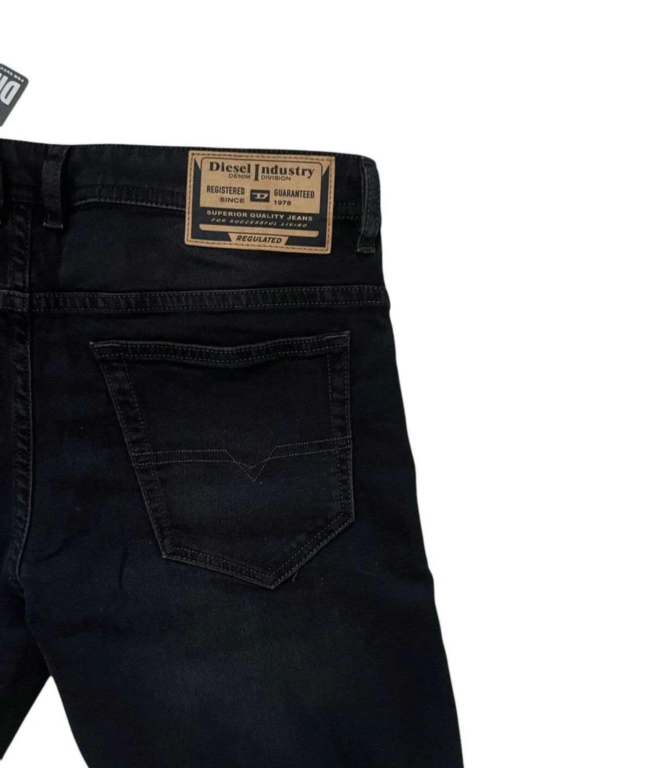 Diesel Diesel Mens Thommer Slim Fit Jeans RM064 Black Size 36/32 Size US 36 / EU 52 - 6 Thumbnail
