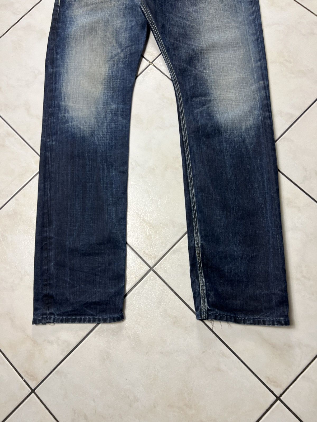 Diesel Vintage Diesel y2k distressed denim jeans blue eyecons pants Size US 34 / EU 50 - 5 Thumbnail