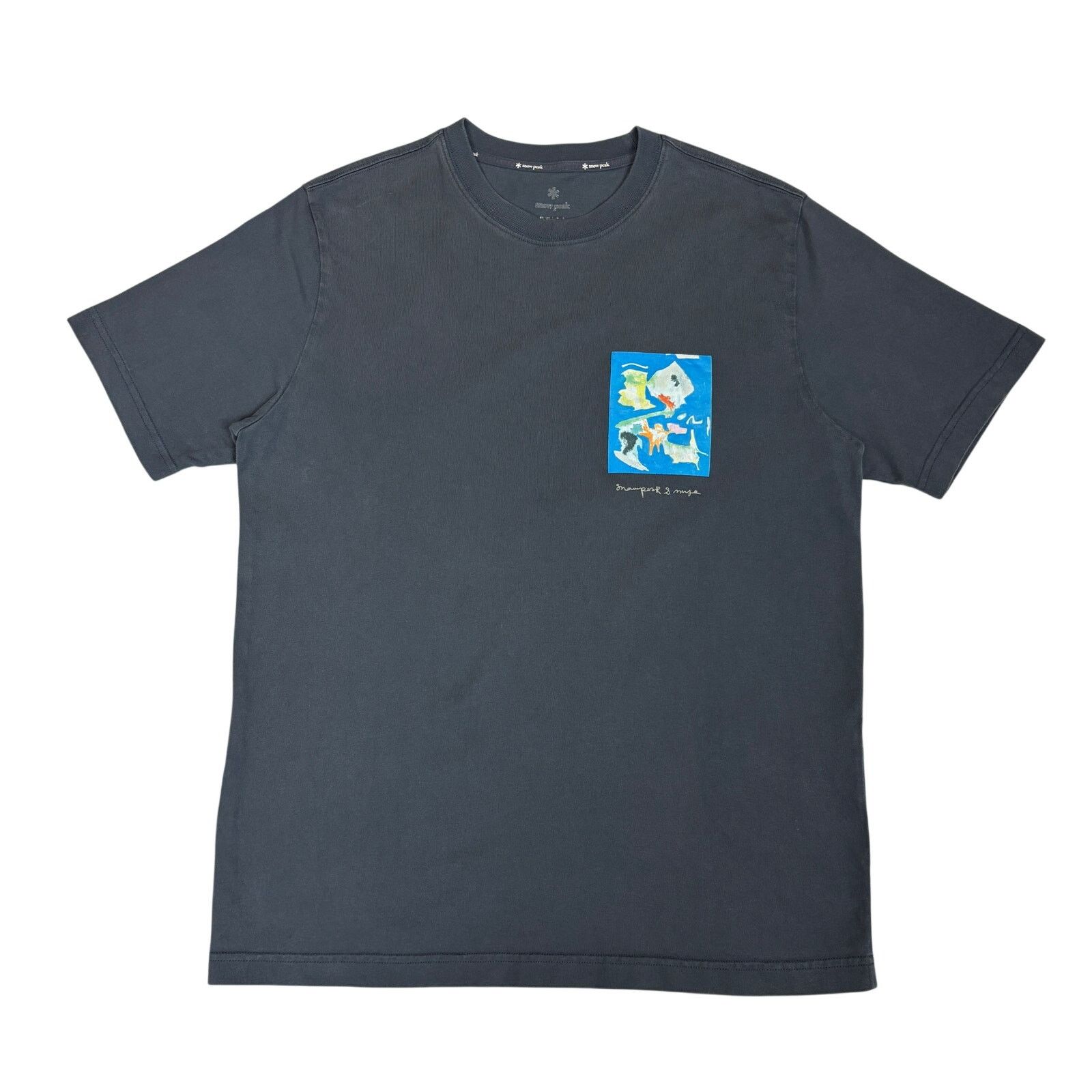 Snowpeak X My Q Writer Short Sleeve Tee Shirt Men's Medium