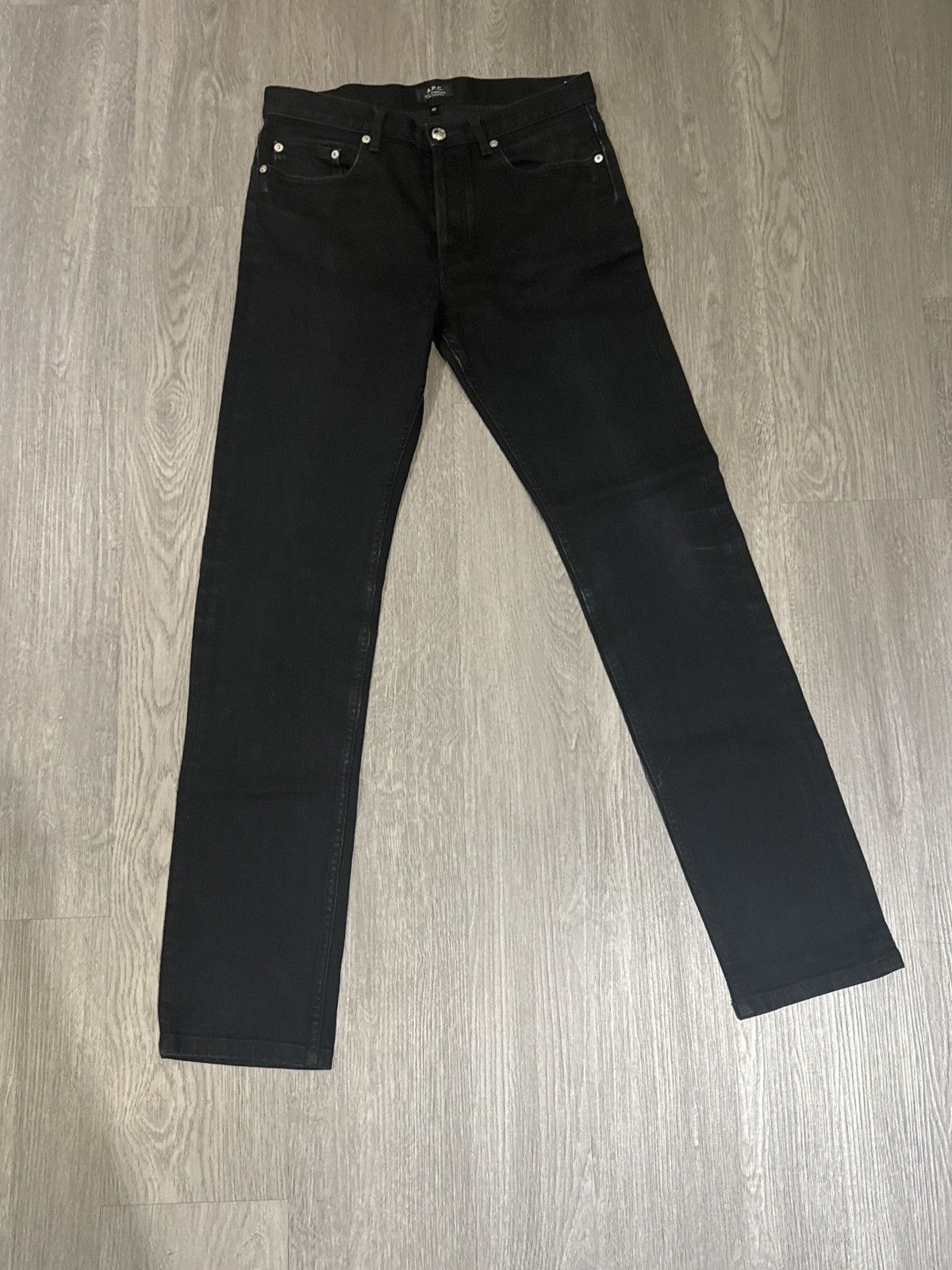 A.P.C. Black Jeans Size US 30 / EU 46 - 1 Thumbnail