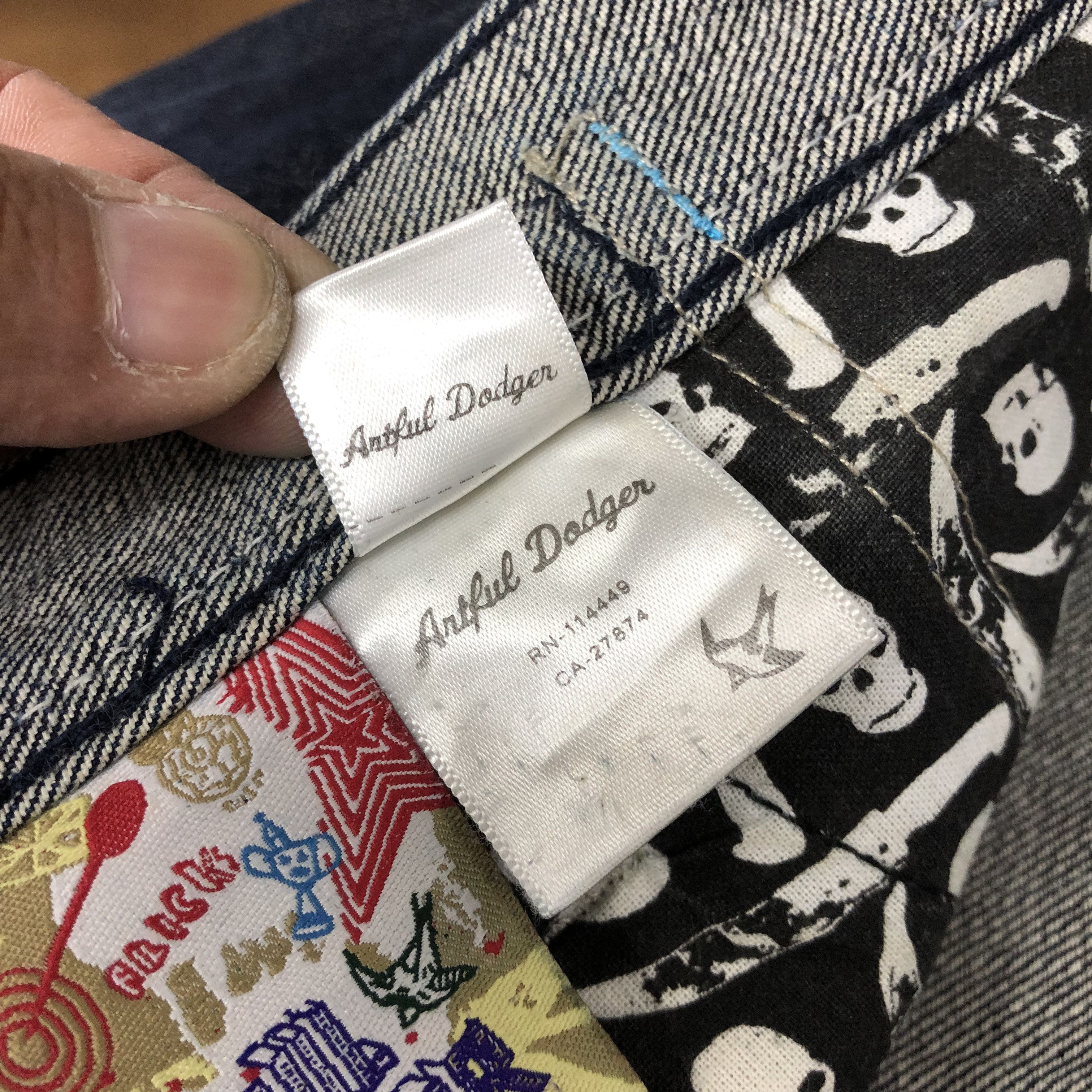 Jean Crazy Vintage Y2k Affliction Jeans Baggy Skater Denim Size US 34 / EU 50 - 12 Thumbnail