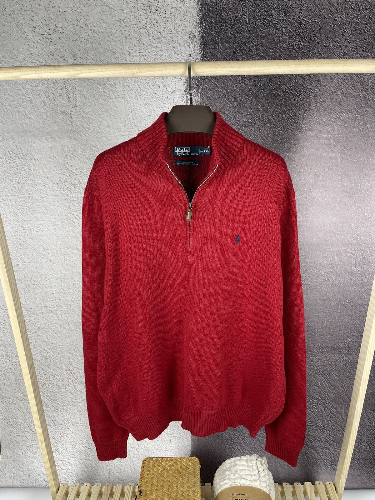 Polo Ralph Lauren Polo Ralph Lauren vintage 1/2 zip knitted sweater pullover Size US XXL / EU 58 / 5 - 1 Thumbnail