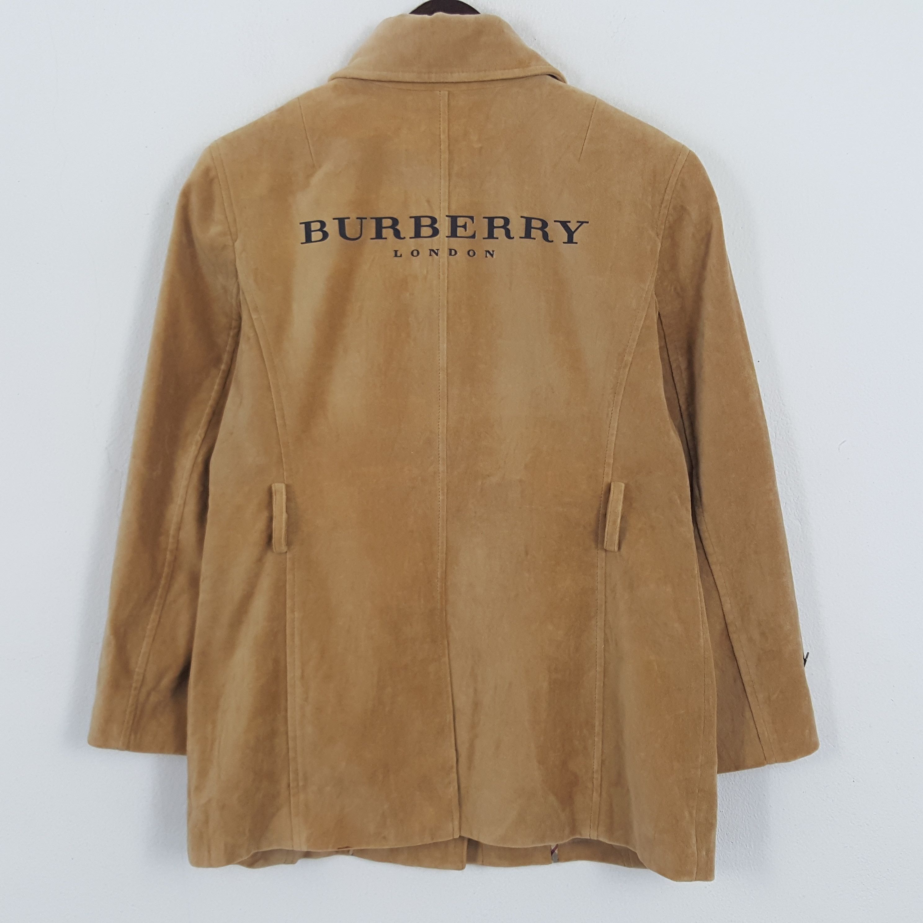 Burberry × Vintage Vintage Burberry London Custom Spell Out Button Up Jacket Size S / US 4 / IT 40 - 1 Thumbnail