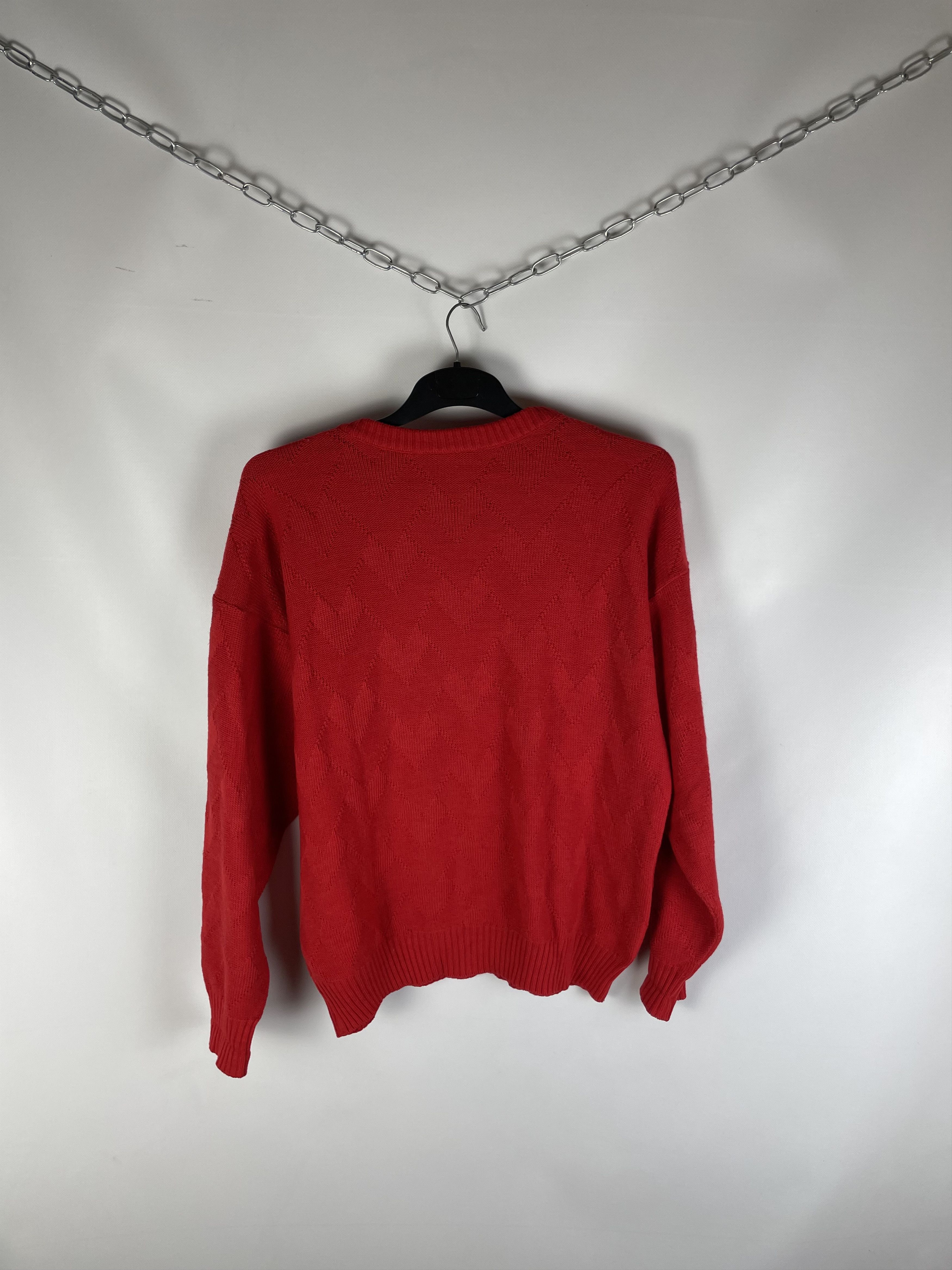 Lacoste Vintage Check Knit Sweater