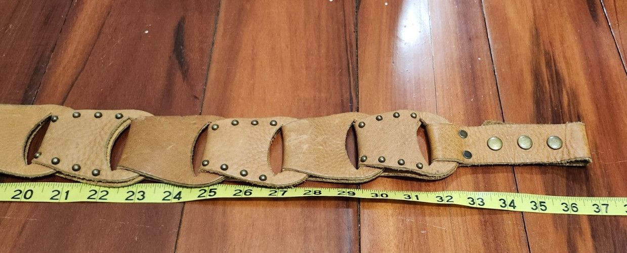Other LeatheRock Custom Linked Leather Studded Rhinstone Size M/L Size ONE SIZE - 15 Thumbnail