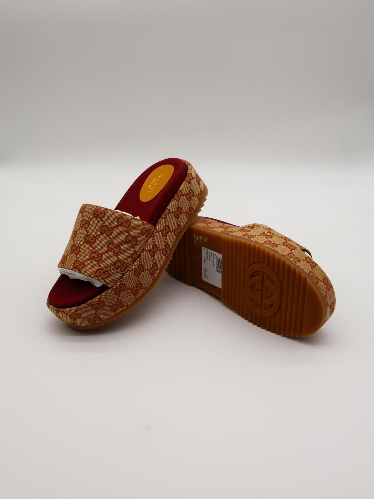 Gucci Gucci Women GG Slide Sandal – 573018 KQW00 8366 – Brand New Size US 6 / IT 36 - 5 Thumbnail