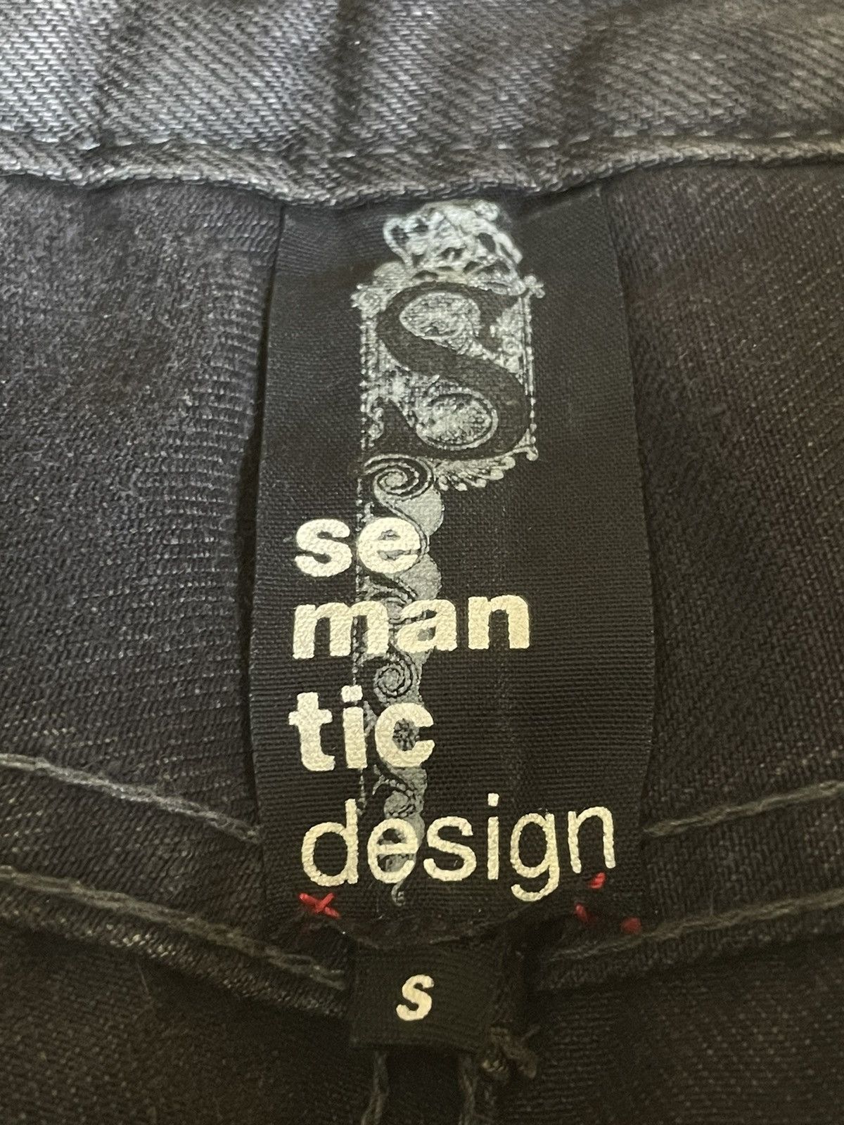 5351 POUR LES HOMMES × Obelisk × semanticdesign Semantic design Pierced & Charms Gothic Claw Mark Jeans Size US 30 / EU 46 - 24 Thumbnail