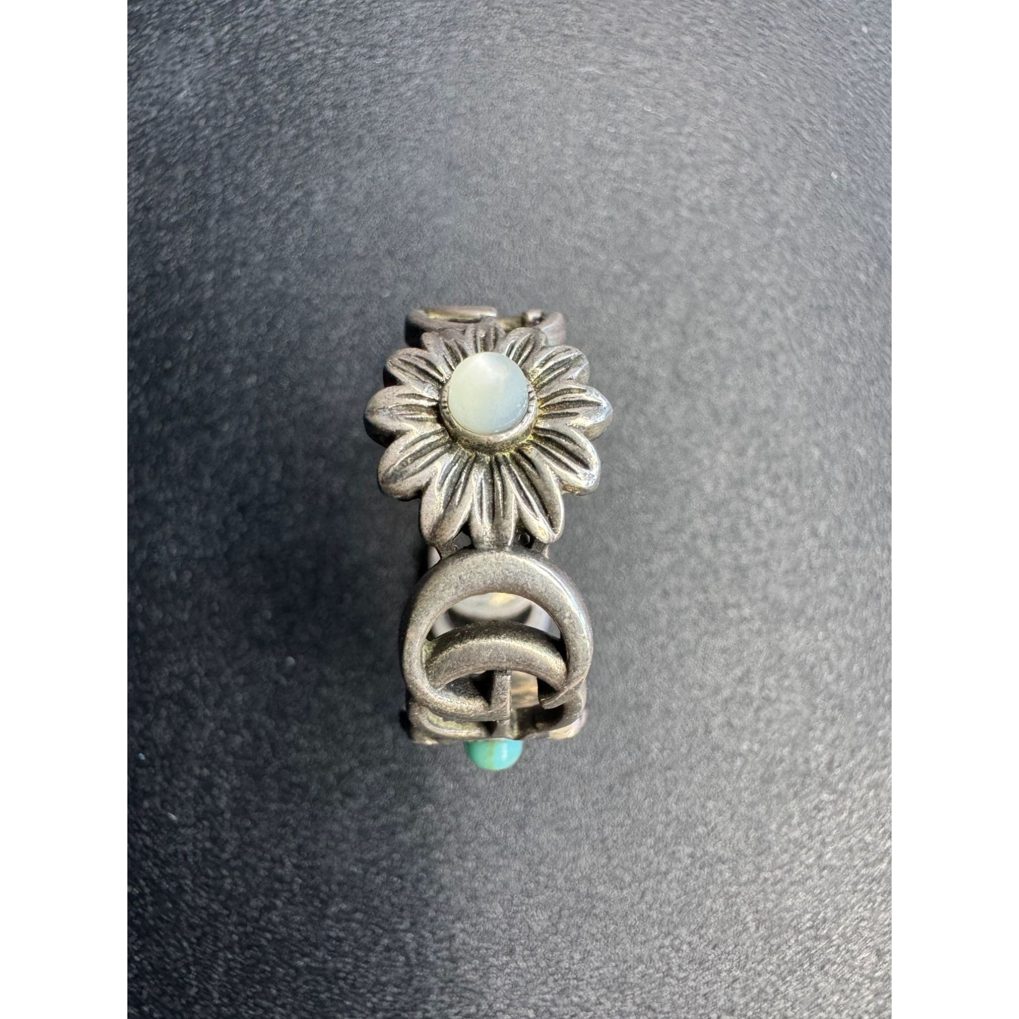 Gucci Gucci Double G mother of pearl ring Size ONE SIZE - 2 Thumbnail