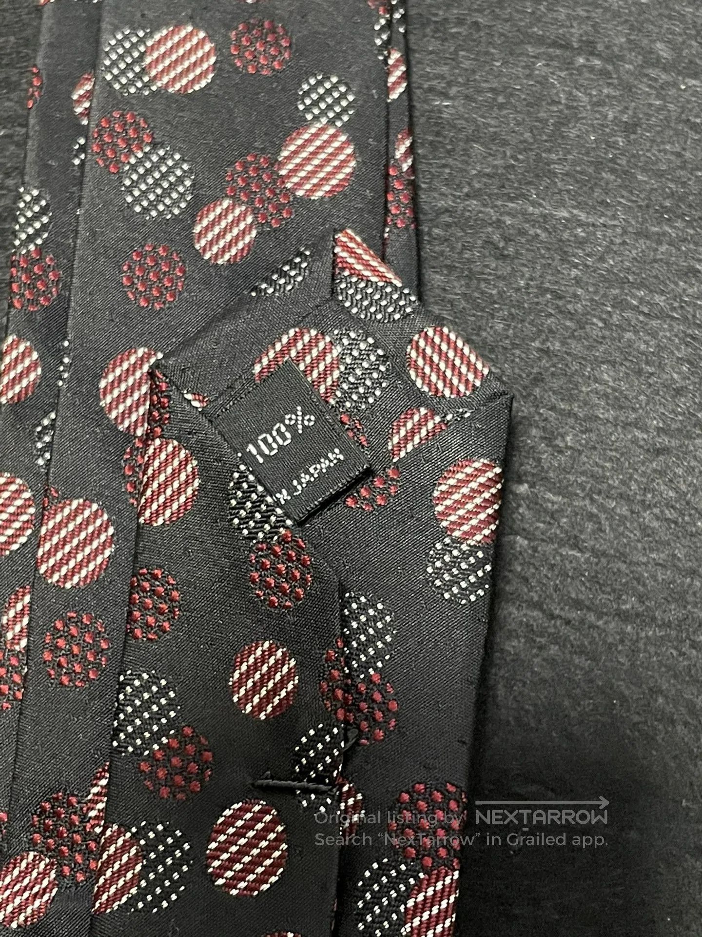 Yohji Yamamoto yohji yamamoto polka dot silk tie. Size ONE SIZE - 4 Thumbnail