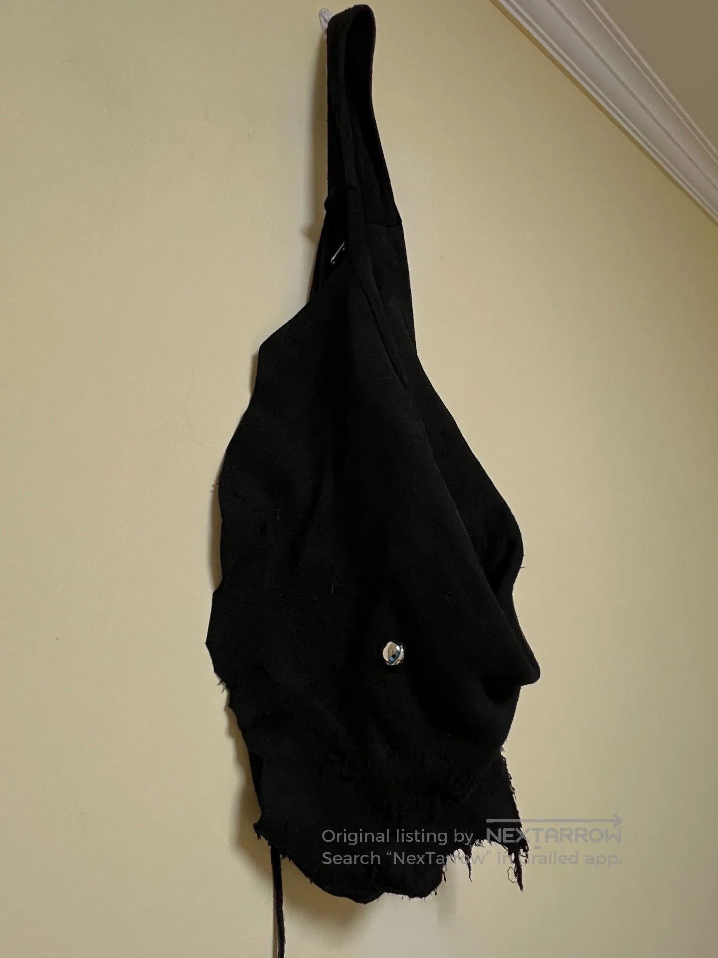 Jun Takahashi UNDERCOVER Jun Takahashi Black Suede Deer Bag. Size ONE SIZE - 3 Thumbnail