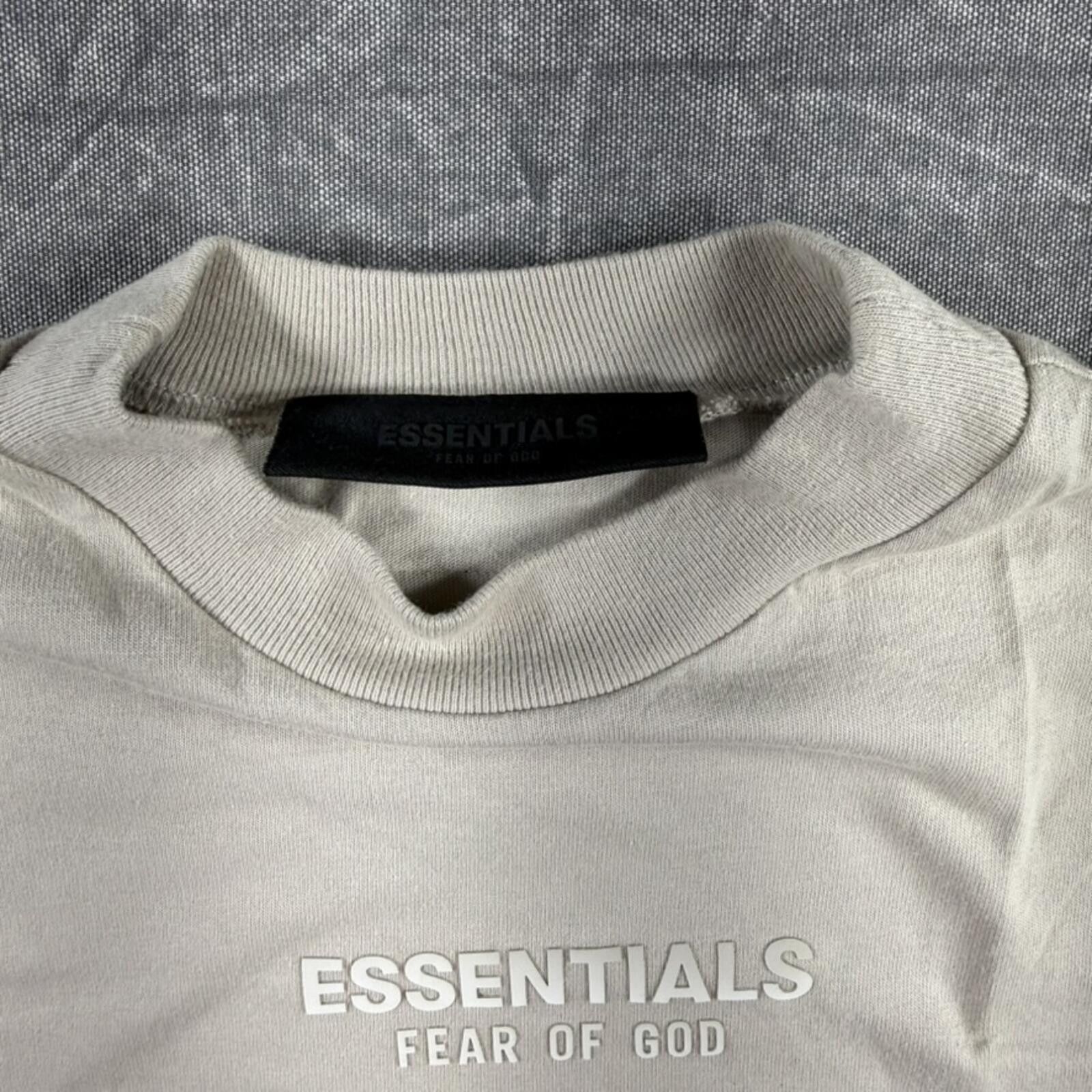 Fear of God Fear of God Shirt Women's 10 Beige Oversize 100% Cotton Size ONE SIZE - 3 Thumbnail
