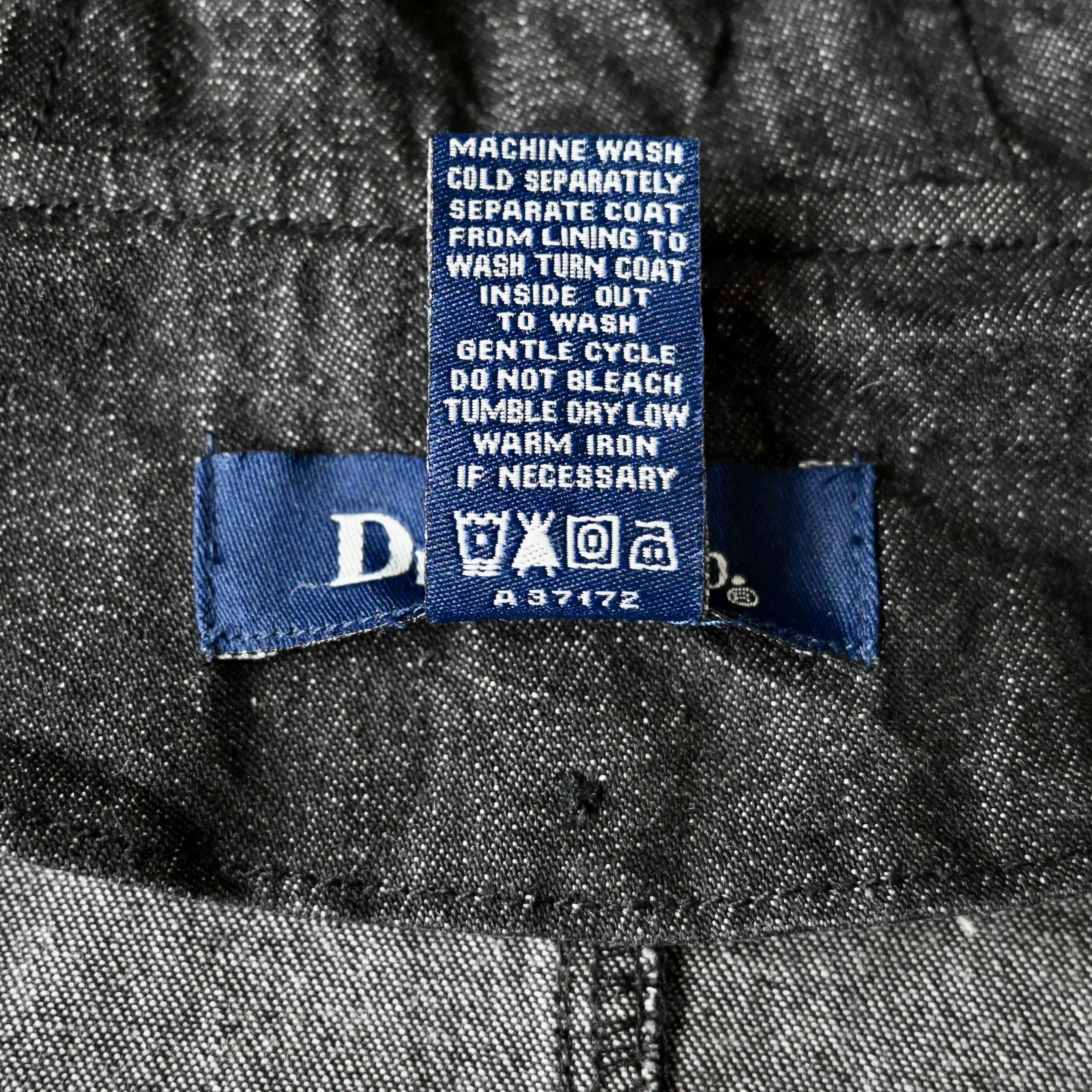 Denim & Co. 1990s Denim & Co black denim duffle coat, size 1X Size US L / EU 52-54 / 3 - 11 Thumbnail
