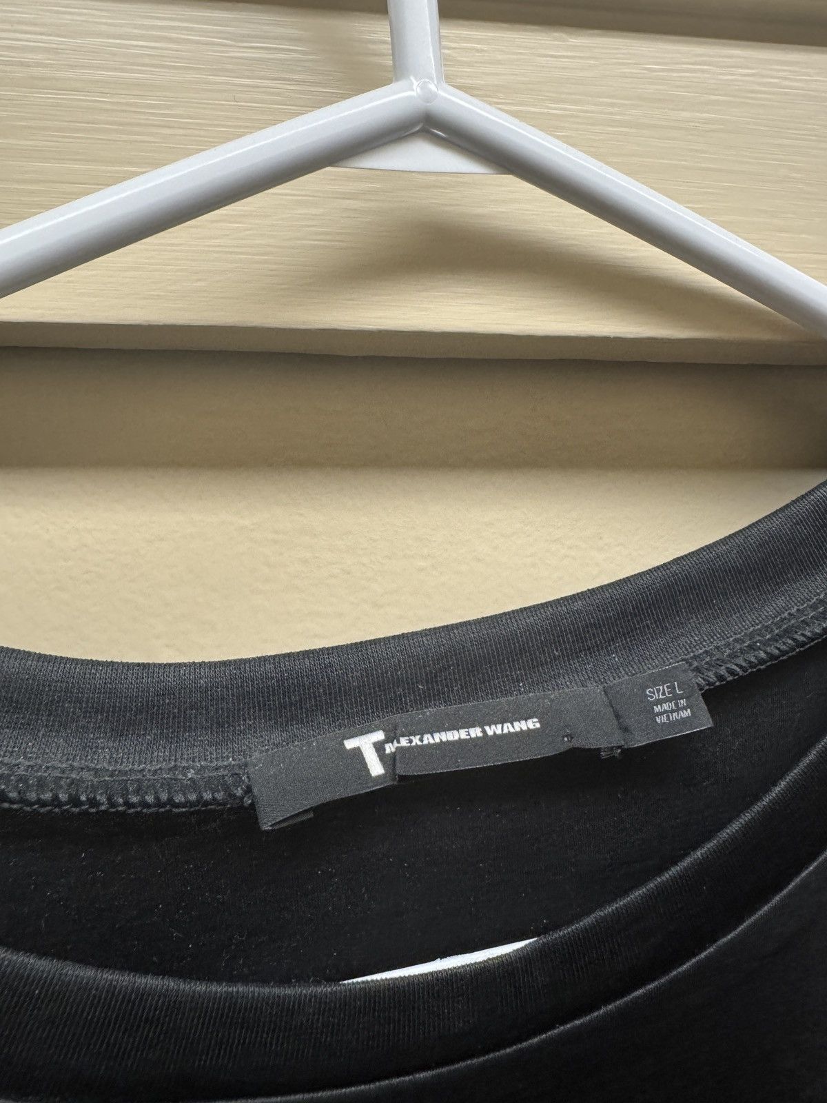 T by Alexander Wang BLACK SHEEN TSHIRT Size US L / EU 52-54 / 3 - 2 Thumbnail