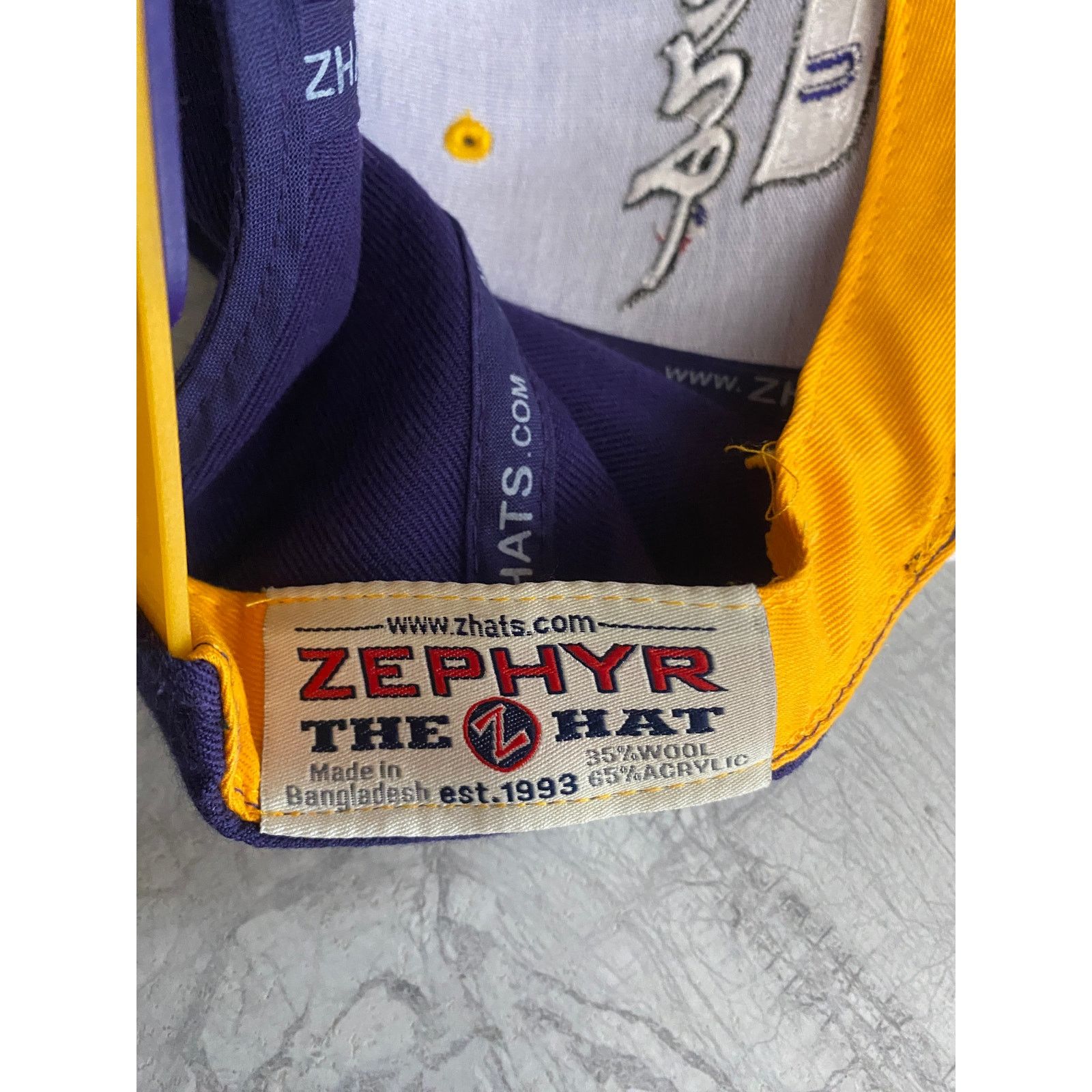 Zephyr LSU Tigers Snapback Hat Size ONE SIZE - 8 Thumbnail