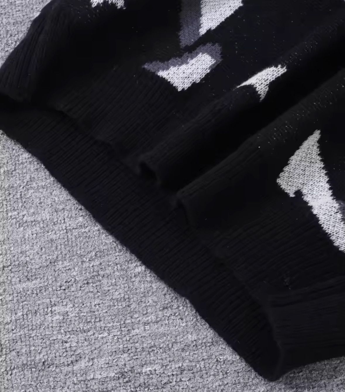 Japanese Brand Streetwear Astronaut Star Sweater Jacquard Knit Sweatshirt Size US XL / EU 56 / 4 - 4 Thumbnail
