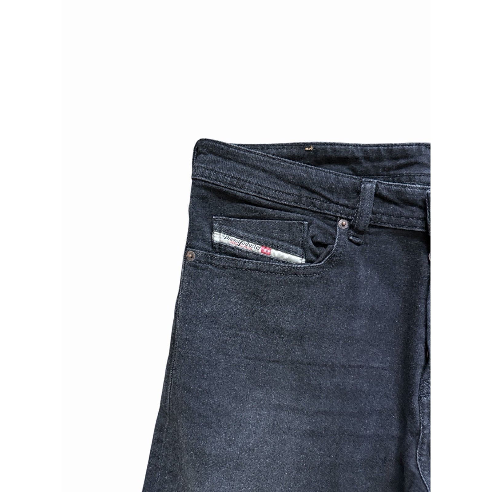 Diesel Diesel Mens Buster Tapered Jeans RE063 Black $250 Size 36/32 Size US 36 / EU 52 - 4 Thumbnail