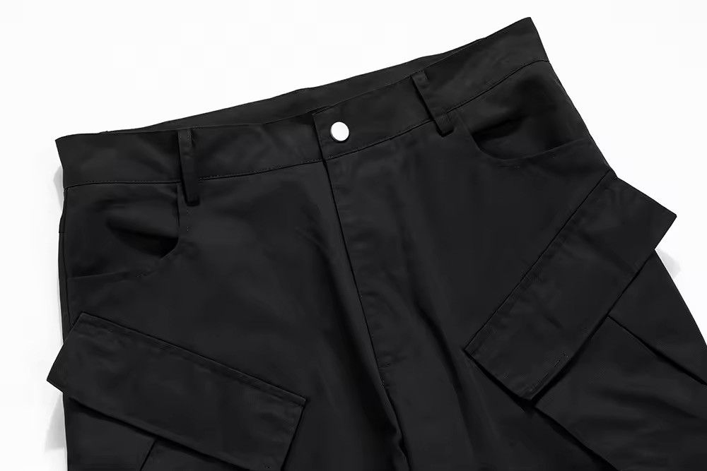 Japanese Brand × Jean Multi-pocket Black Cargo Pants Size US 35 - 8 Thumbnail