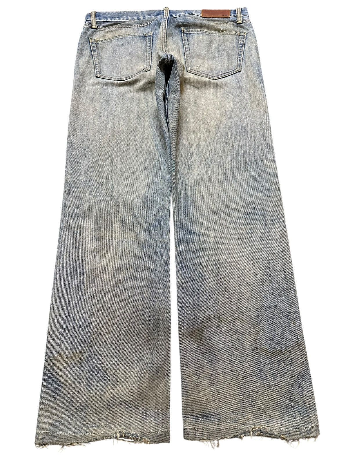 Japanese Brand Vintage Japanese Uniqlo Mud Wash Distress Style Jeans Size US 32 / EU 48 - 2 Thumbnail