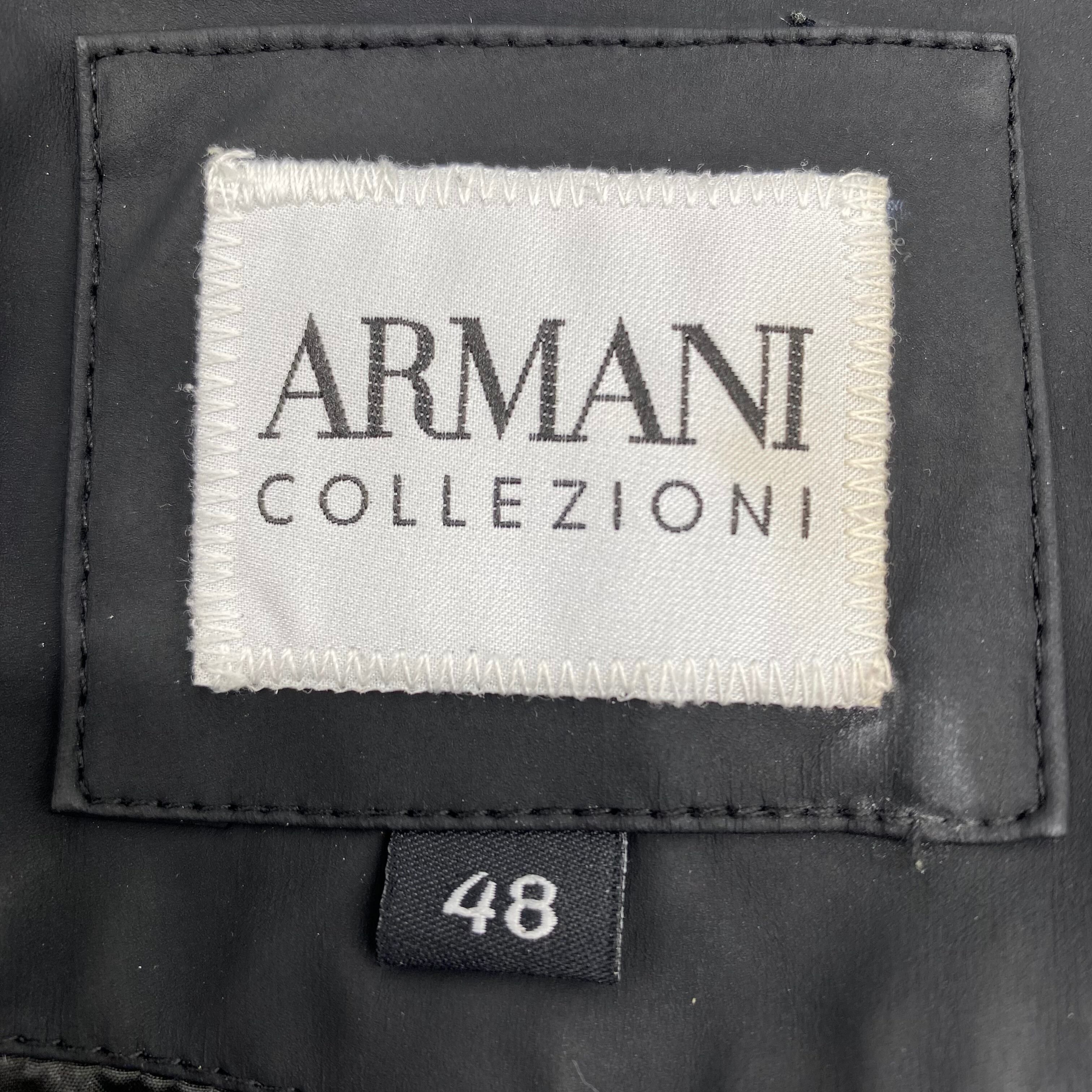 Armani ARMANI COLLEZIONI Down Vest Black Size US L / EU 52-54 / 3 - 5 Thumbnail