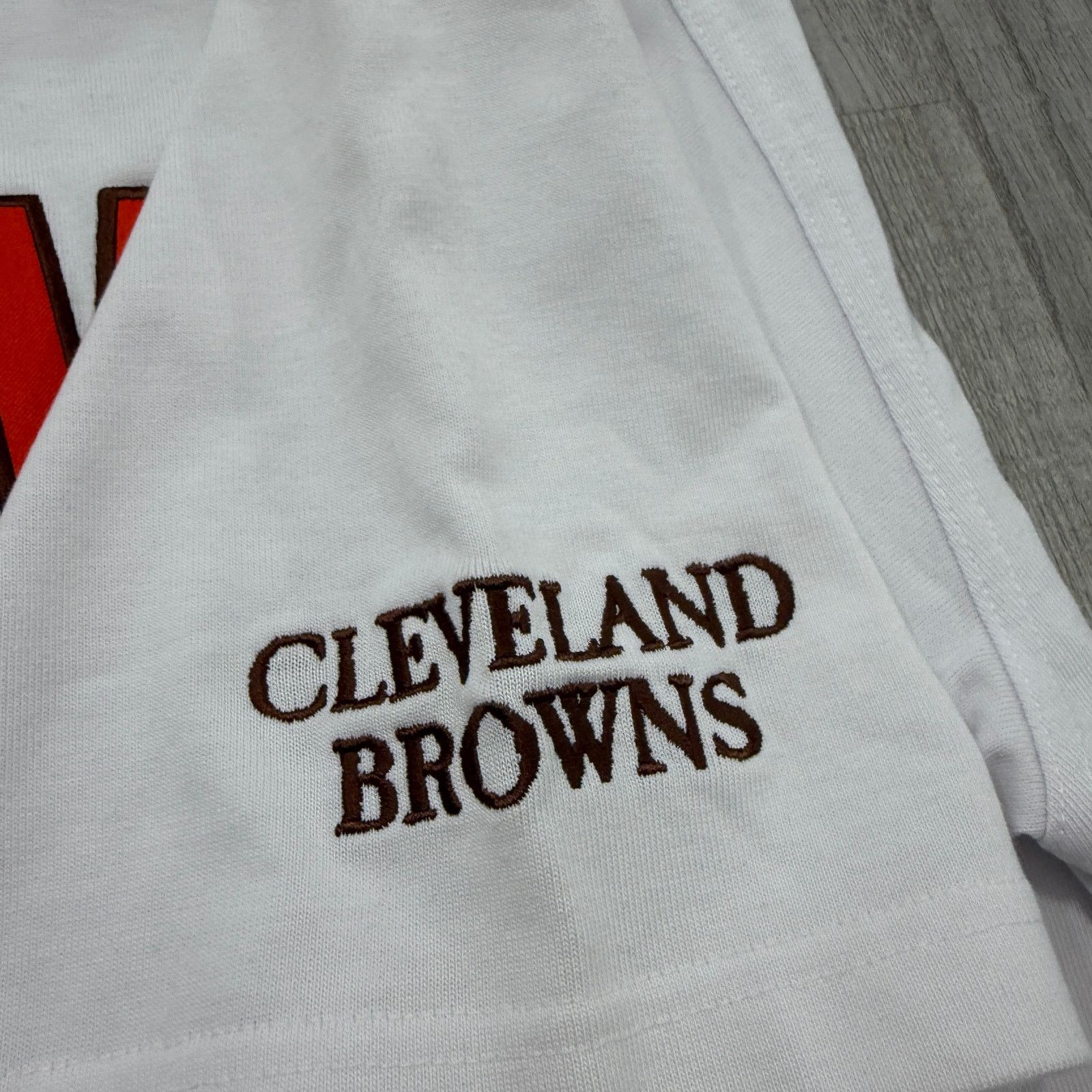 Vintage Vintage Lee Cleveland Browns Shirt Mens Large White Orange Size US L / EU 52-54 / 3 - 4 Thumbnail