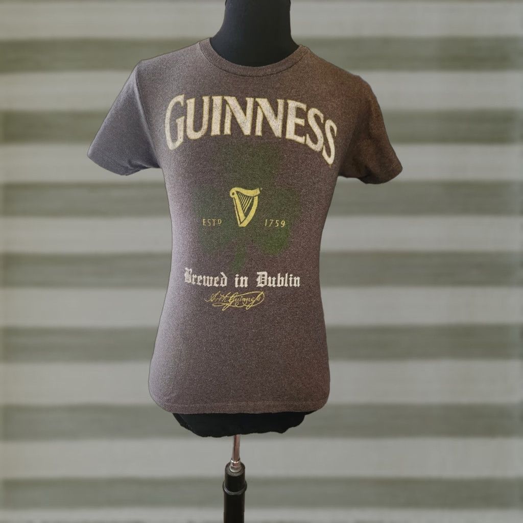 Vintage Guinness Shirt Guinness Beer Brewed in Dublin Men's Gray Short Sleeve T-Shirt Small Navy? Size US S / EU 44-46 / 1 - 1 Thumbnail