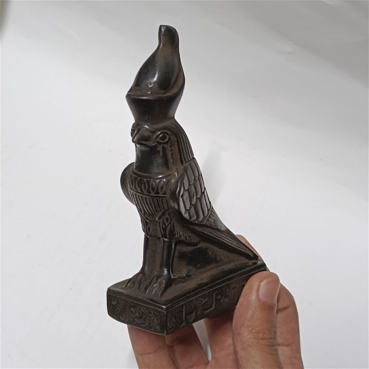 Other Egyptian Horus falcon statue hand-carved symbolic art piece Size ONE SIZE - 1 Thumbnail
