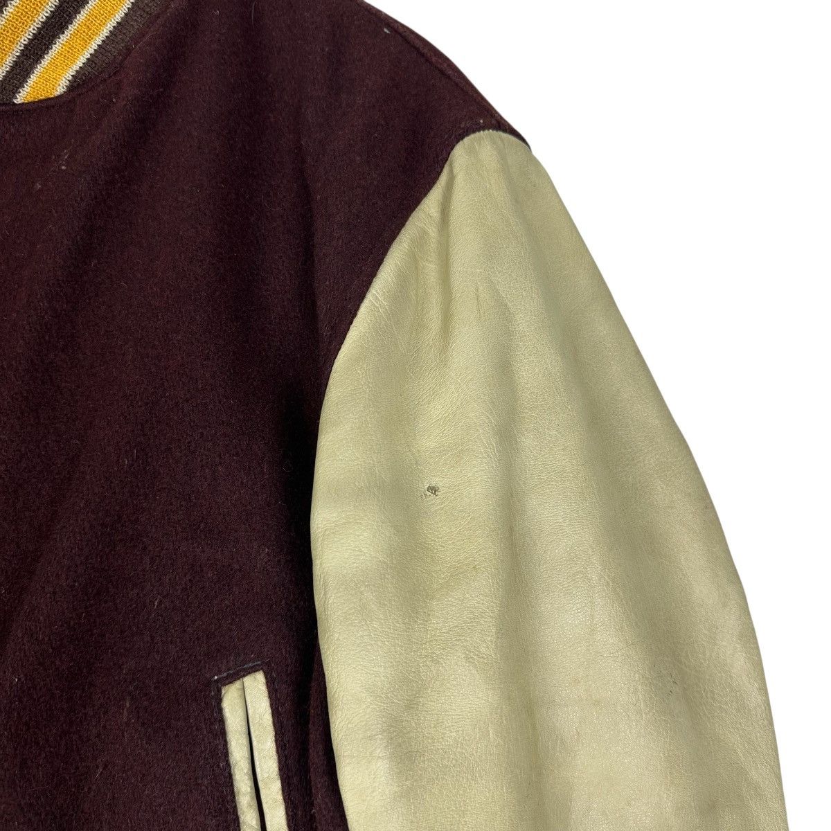 Golden Bear GOLDEN BEAR WOOL LEATHER VARSITY JACKET Size US M / EU 48-50 / 2 - 5 Thumbnail