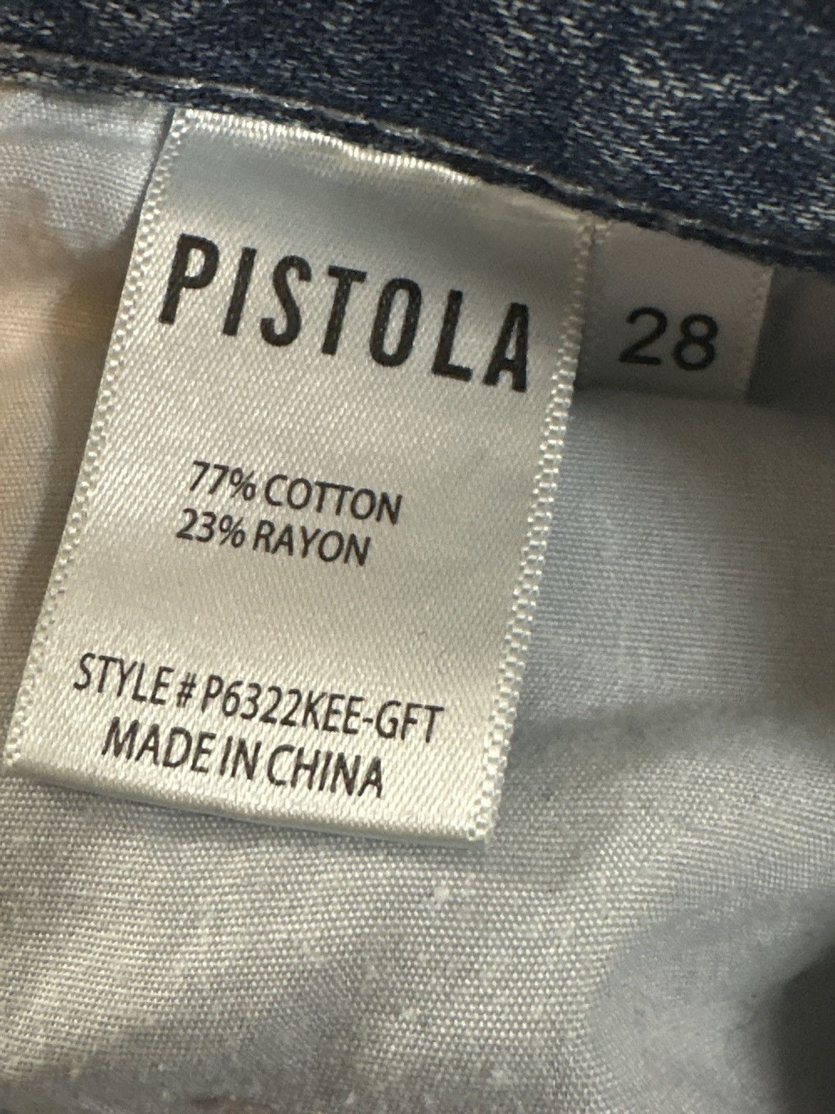 Pistola Pistola Cassie Super High Rise Straight in Gifted Jean Size 28" / US 6 / IT 42 - 7 Thumbnail