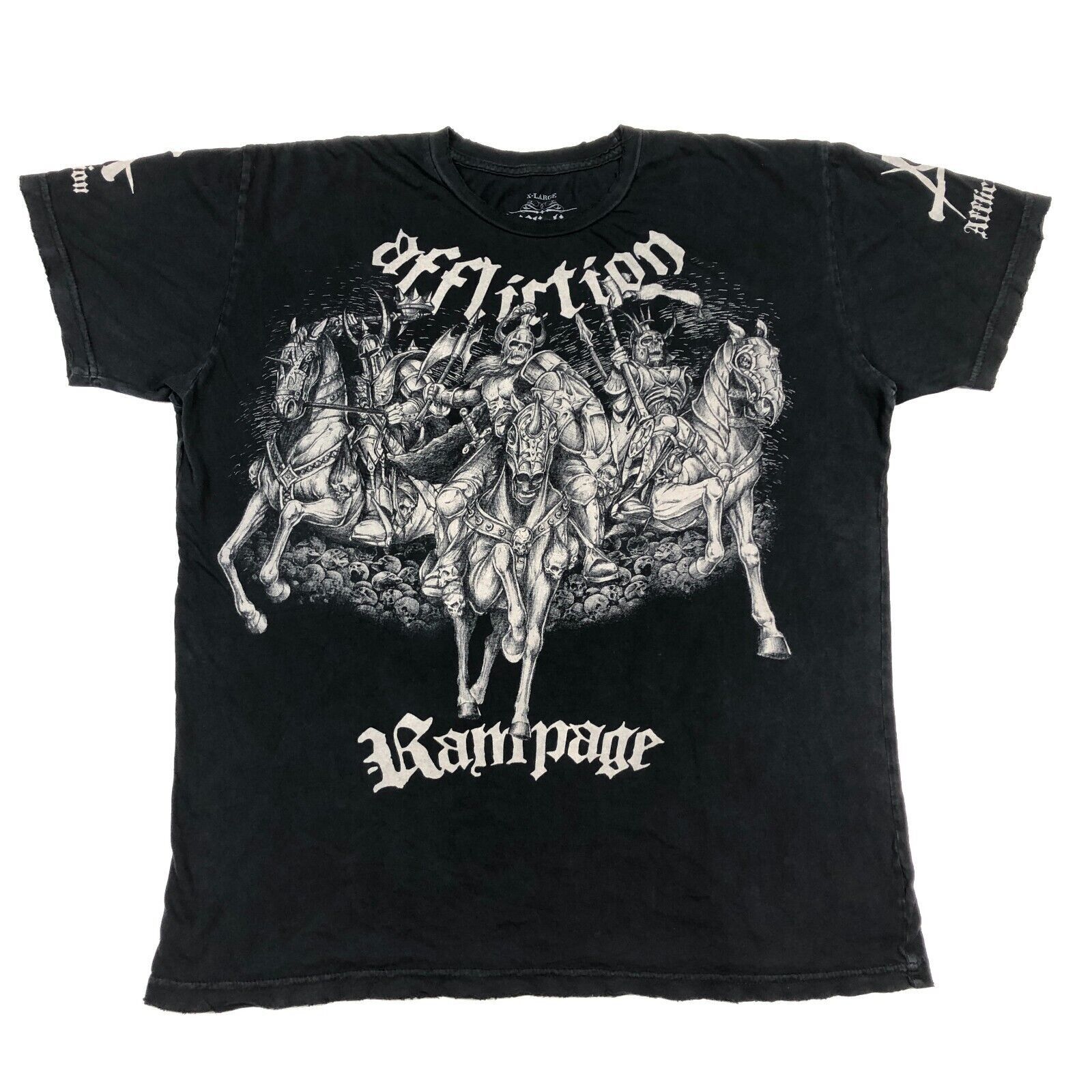 Affliction × Ufc × Vintage Affliction Rampage Quinton Jackson UFC Tee T ...