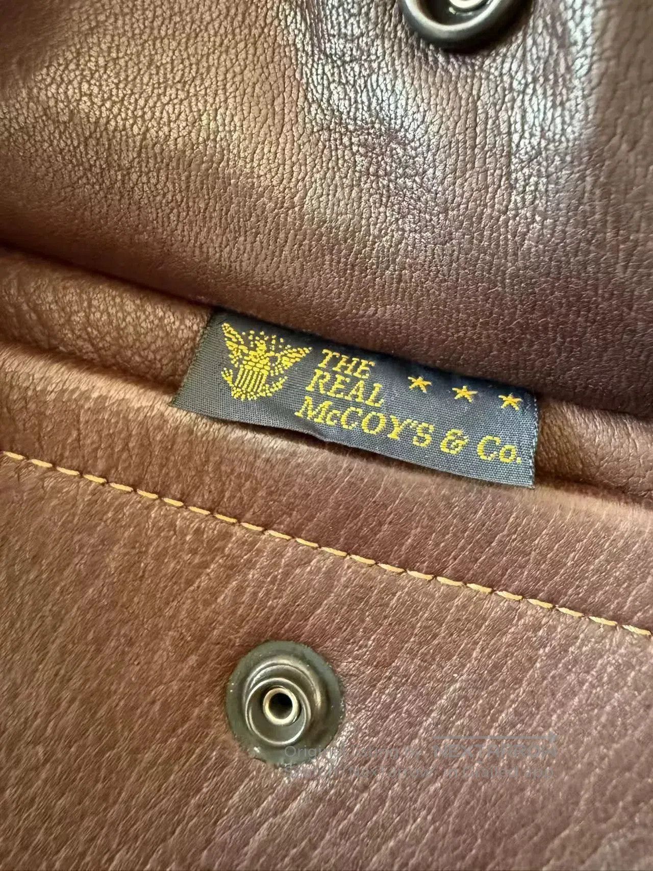 The Real McCoy's Real McCoy A2 Leather Jacket. Size US M / EU 48-50 / 2 - 4 Thumbnail