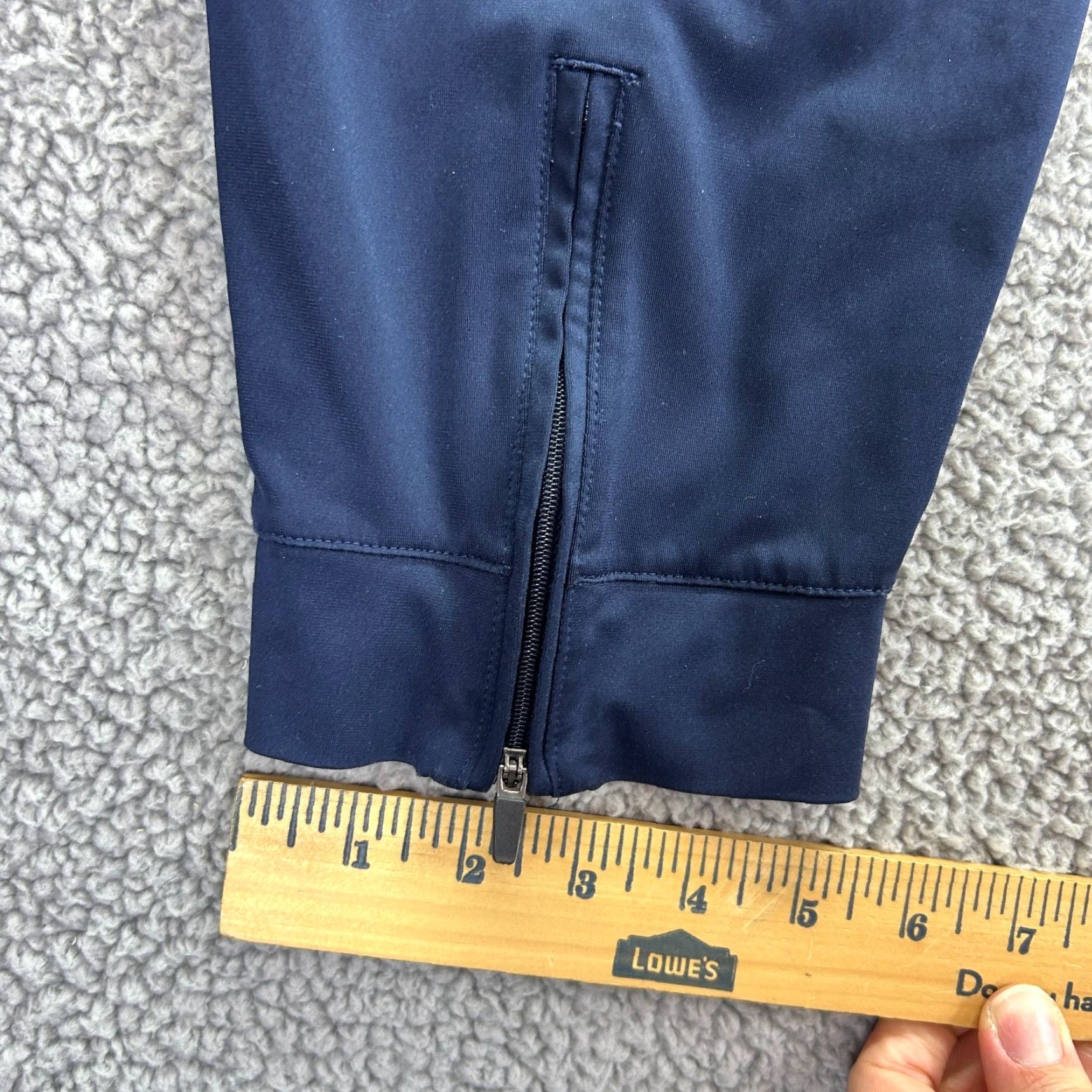 Rhone Rhone Pants Men's Medium Navy Pockets Commuter Tapered Leg Ankle Zip Chino Size US 31 - 7 Thumbnail