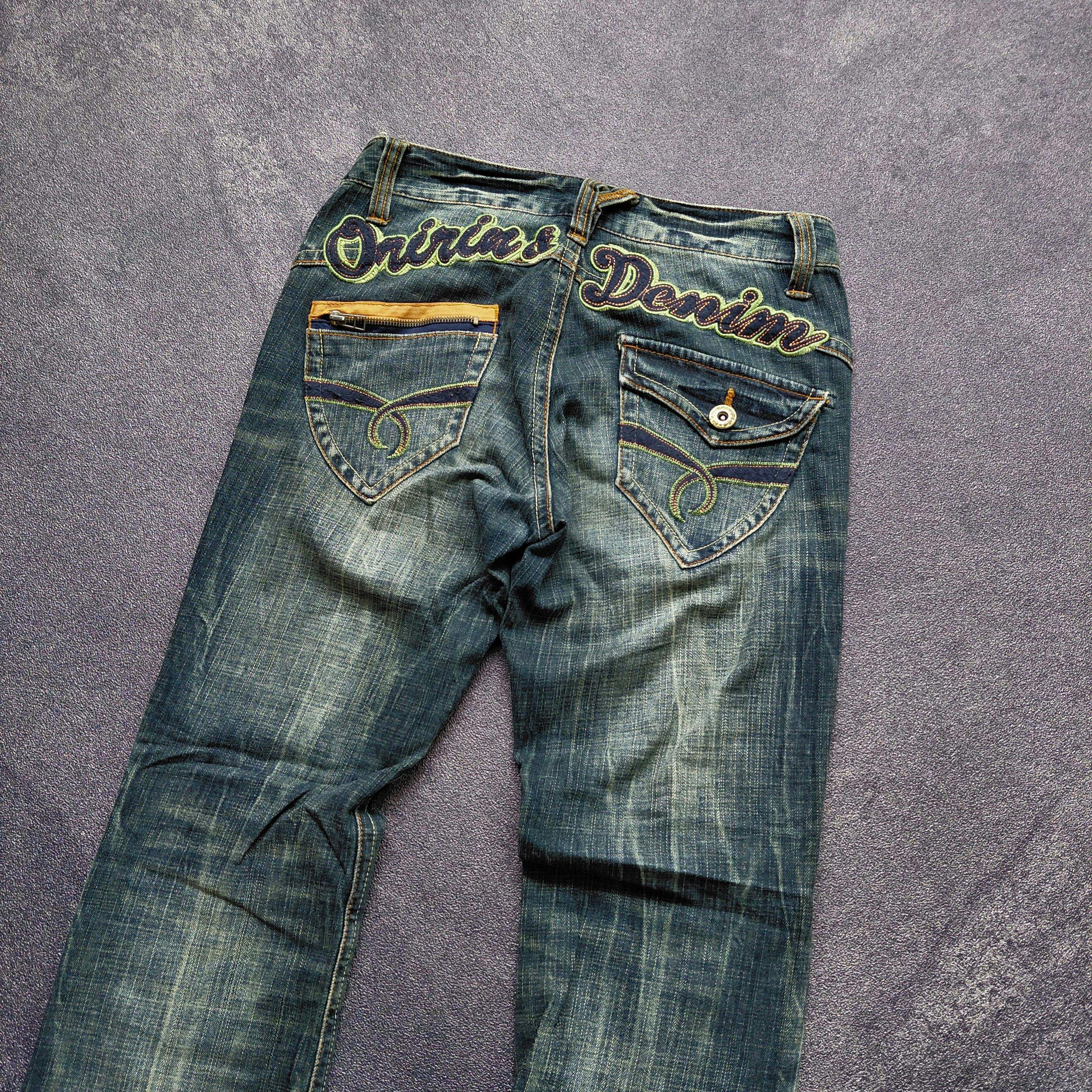 Tornado Mart Vintage Y2K Orrin Denim Flare Pants Size US 30 / EU 46 - 3 Thumbnail
