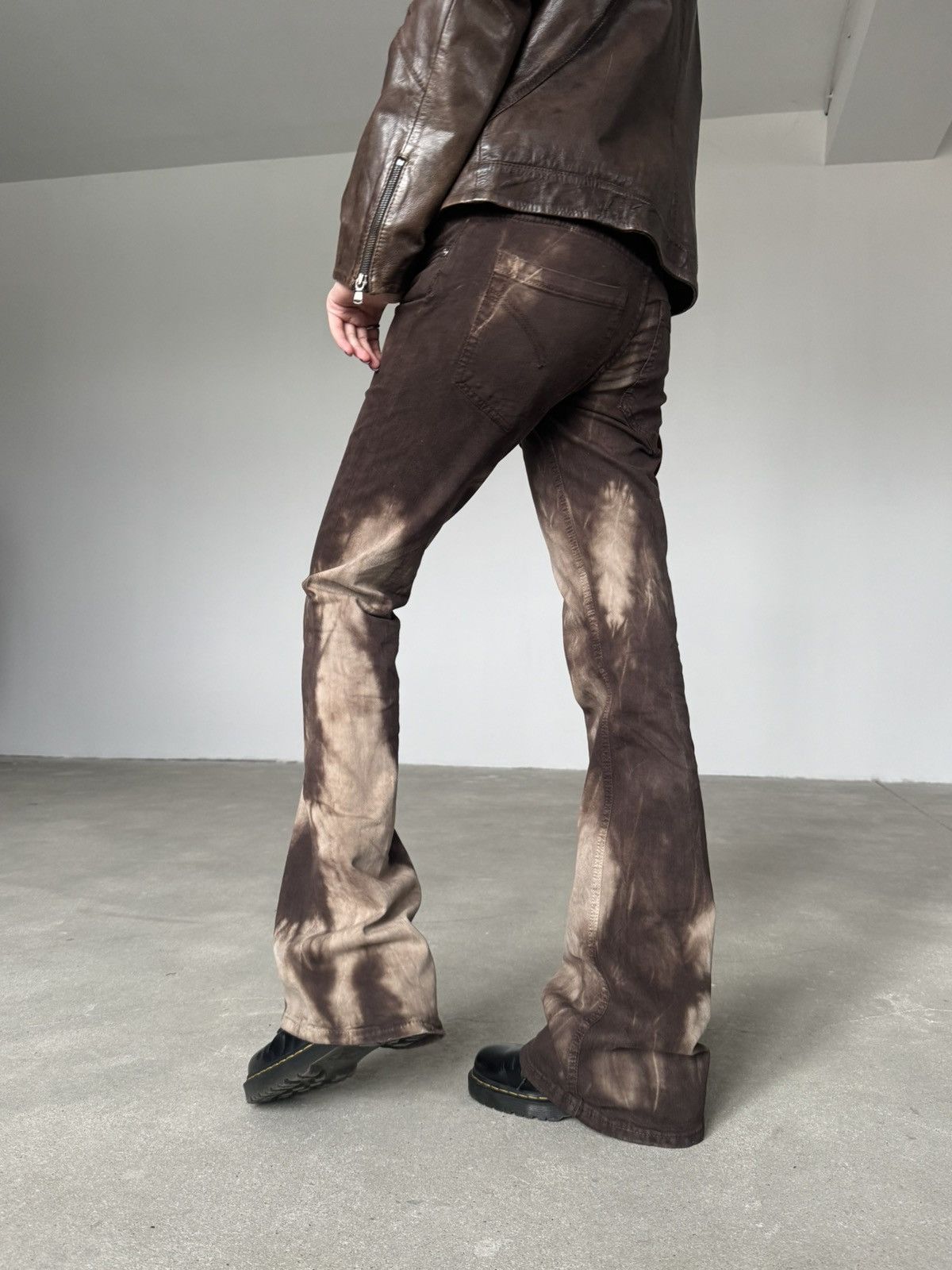 Dondup Flared Japanese Denim Jeans Hysteric Style Size US 30 / EU 46 - 2 Thumbnail