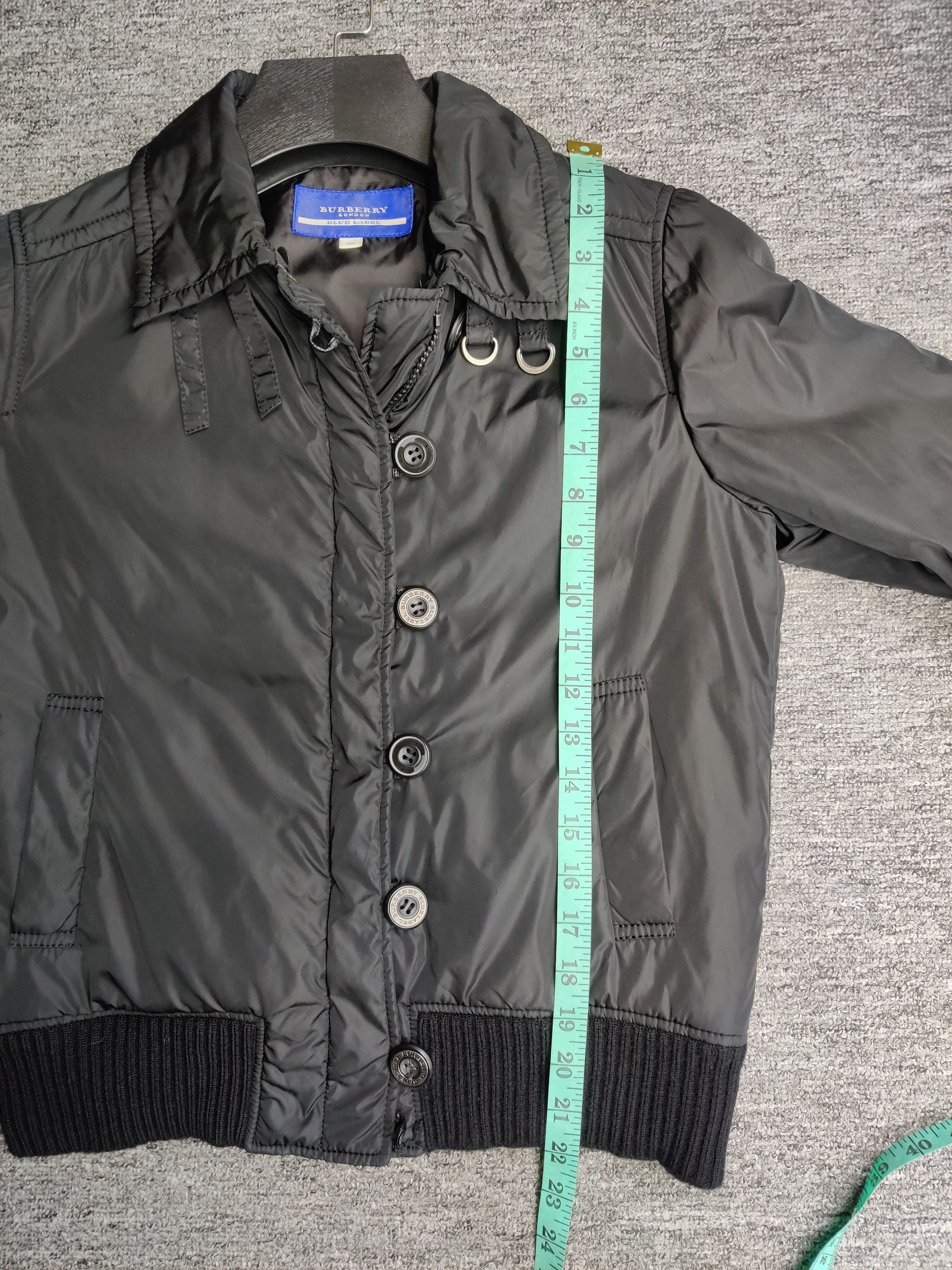 Burberry Vintage Burberry Blue Label Black Bomber Jacket Size US M / EU 48-50 / 2 - 16 Thumbnail