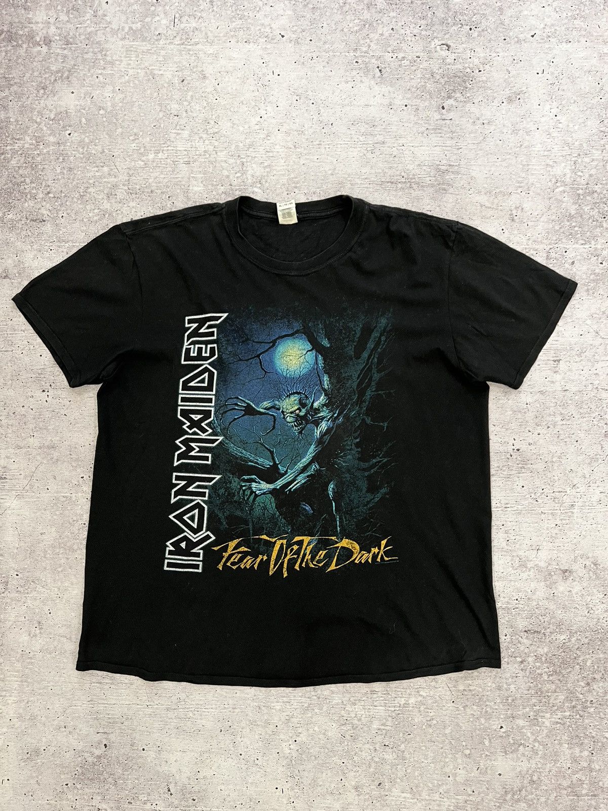 Iron Maiden × Vintage 🩸RARE🩸Vintage Iron Maiden Fear In The Dark 2011 T Shirt Size US XL / EU 56 / 4 - 1 Thumbnail
